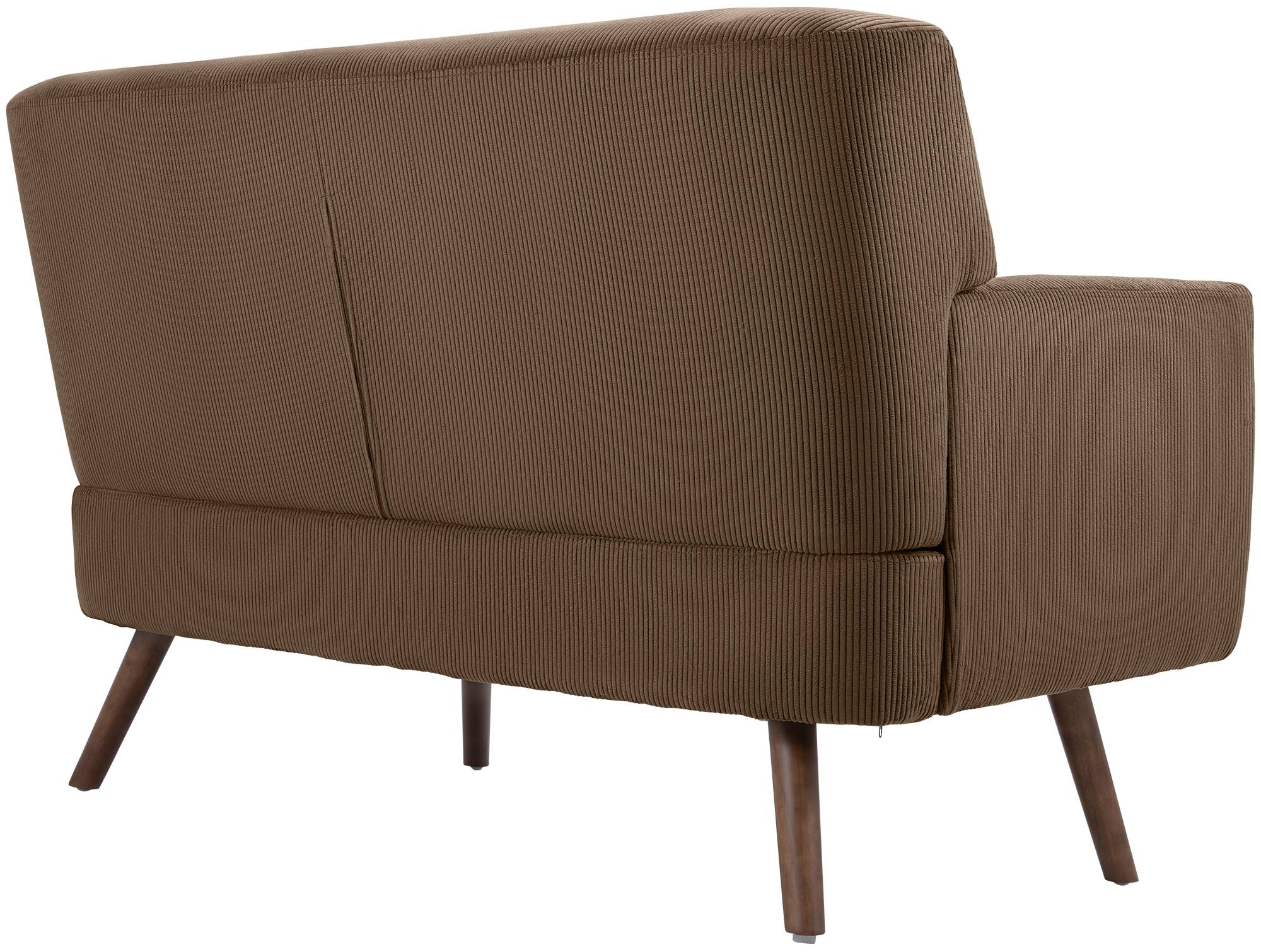 Sofa Kioni Cord, dunkelbraun