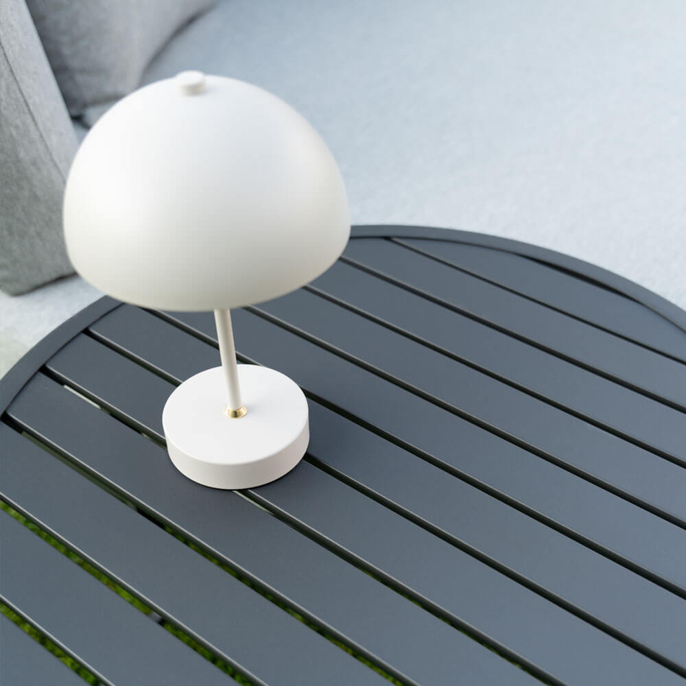 Daybed Outdoor FLORIDA inkl. Beistelltische - Grau