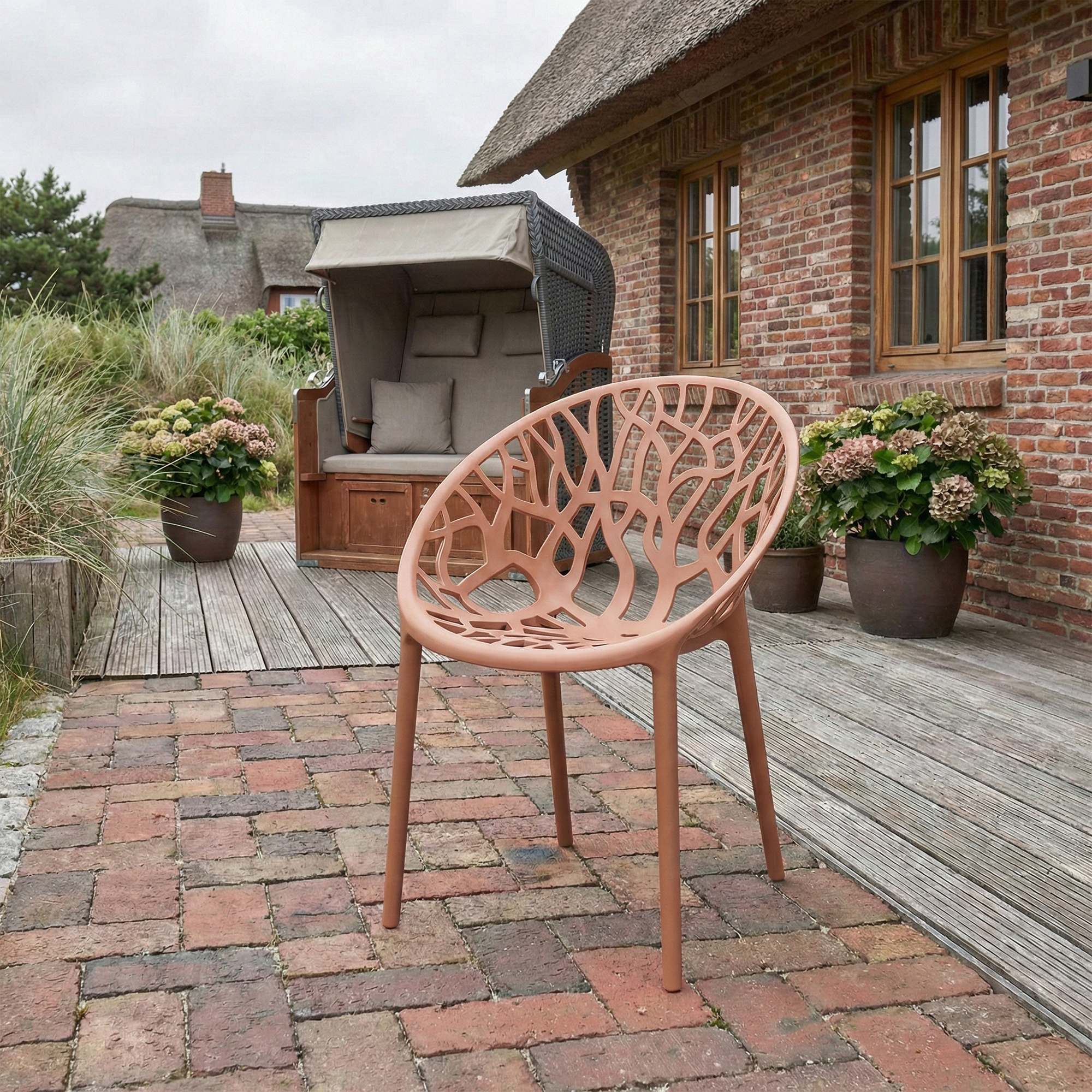 2er Set Stuhl Hope, terracotta