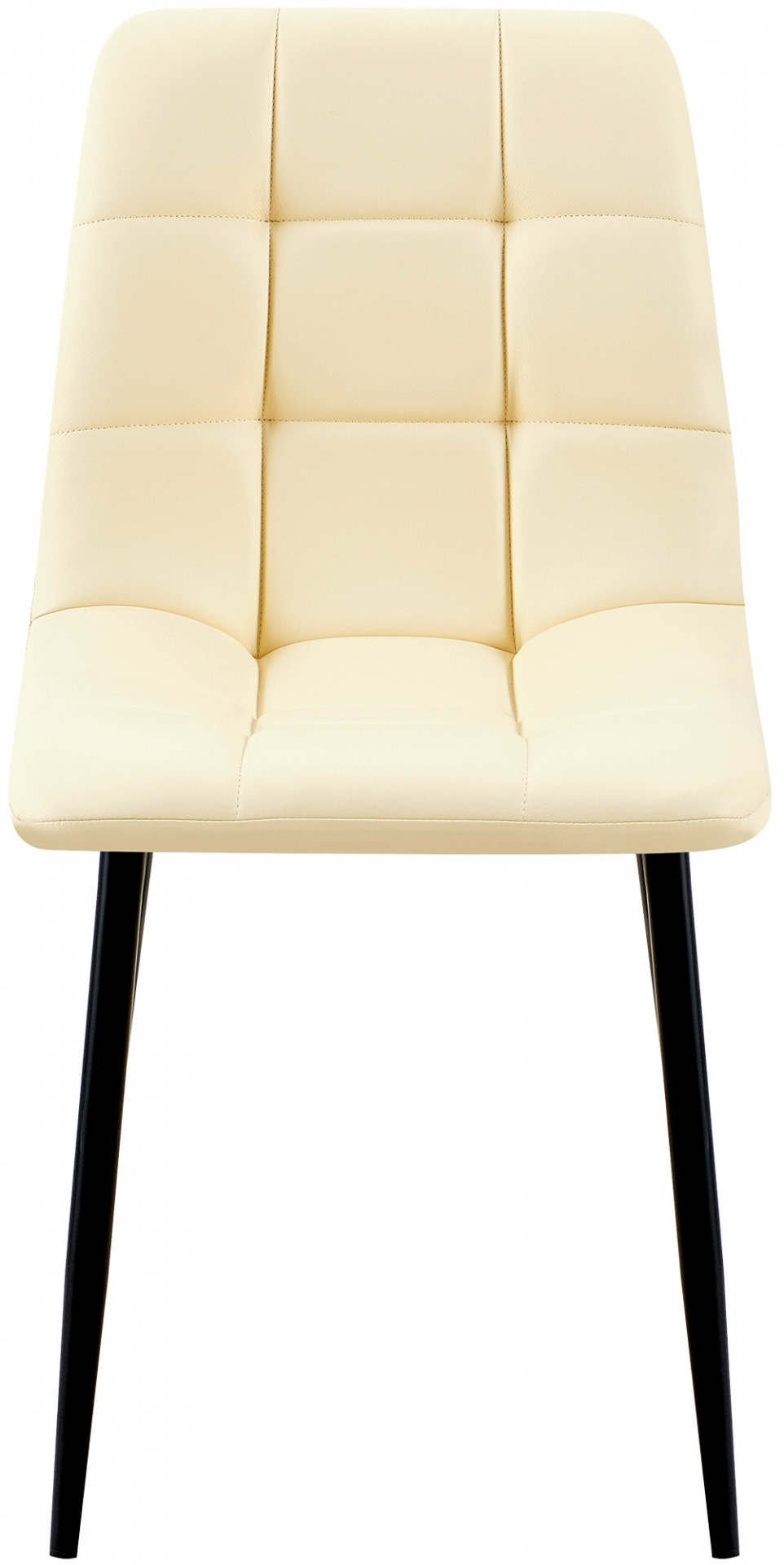 4er Set Esszimmerstuhl Antibes Kunstleder, creme