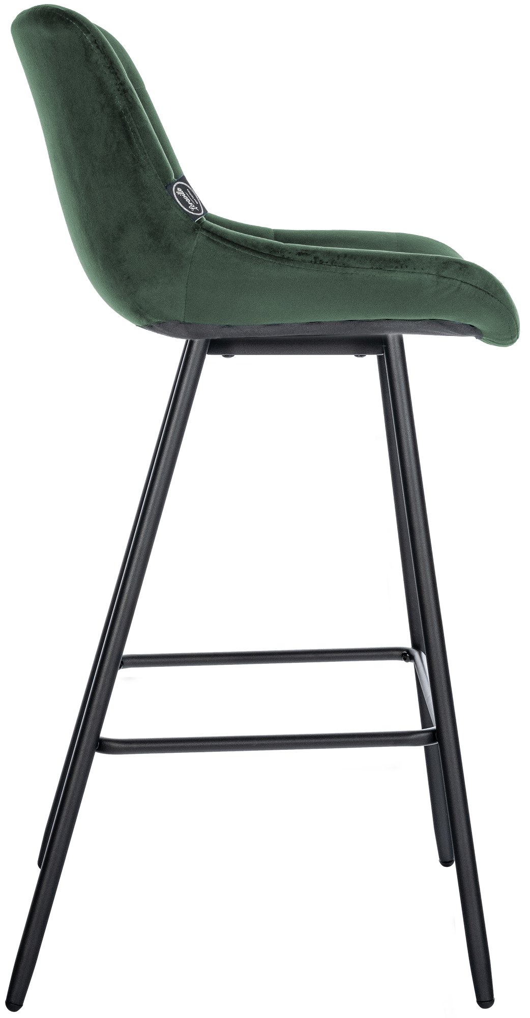 Barhocker Weston Samt, dunkelgrün