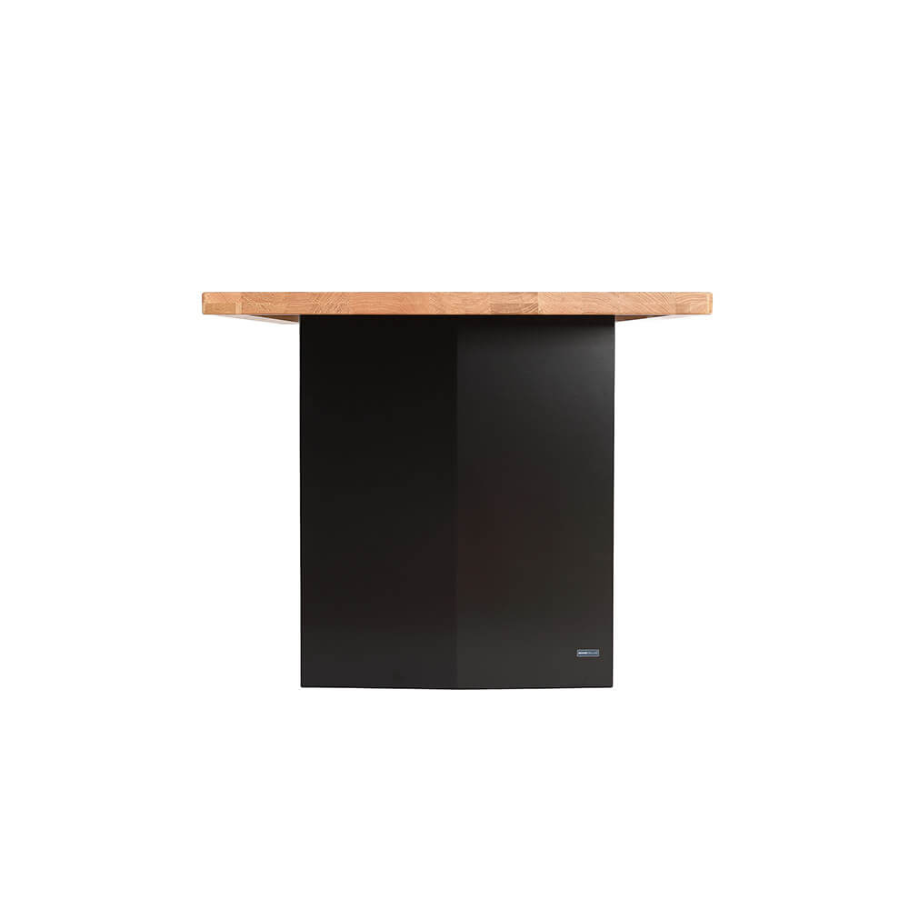 Esstisch Eiche geölt DOMELA Schwarz - 180 x 90 cm
