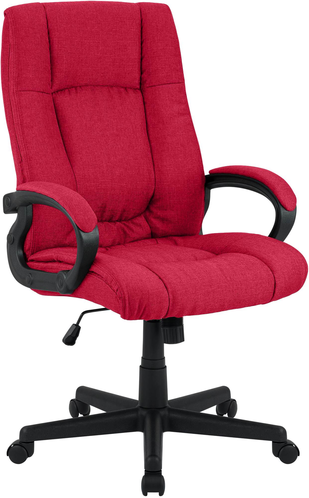 Bürostuhl XL Sparta Stoff, rot