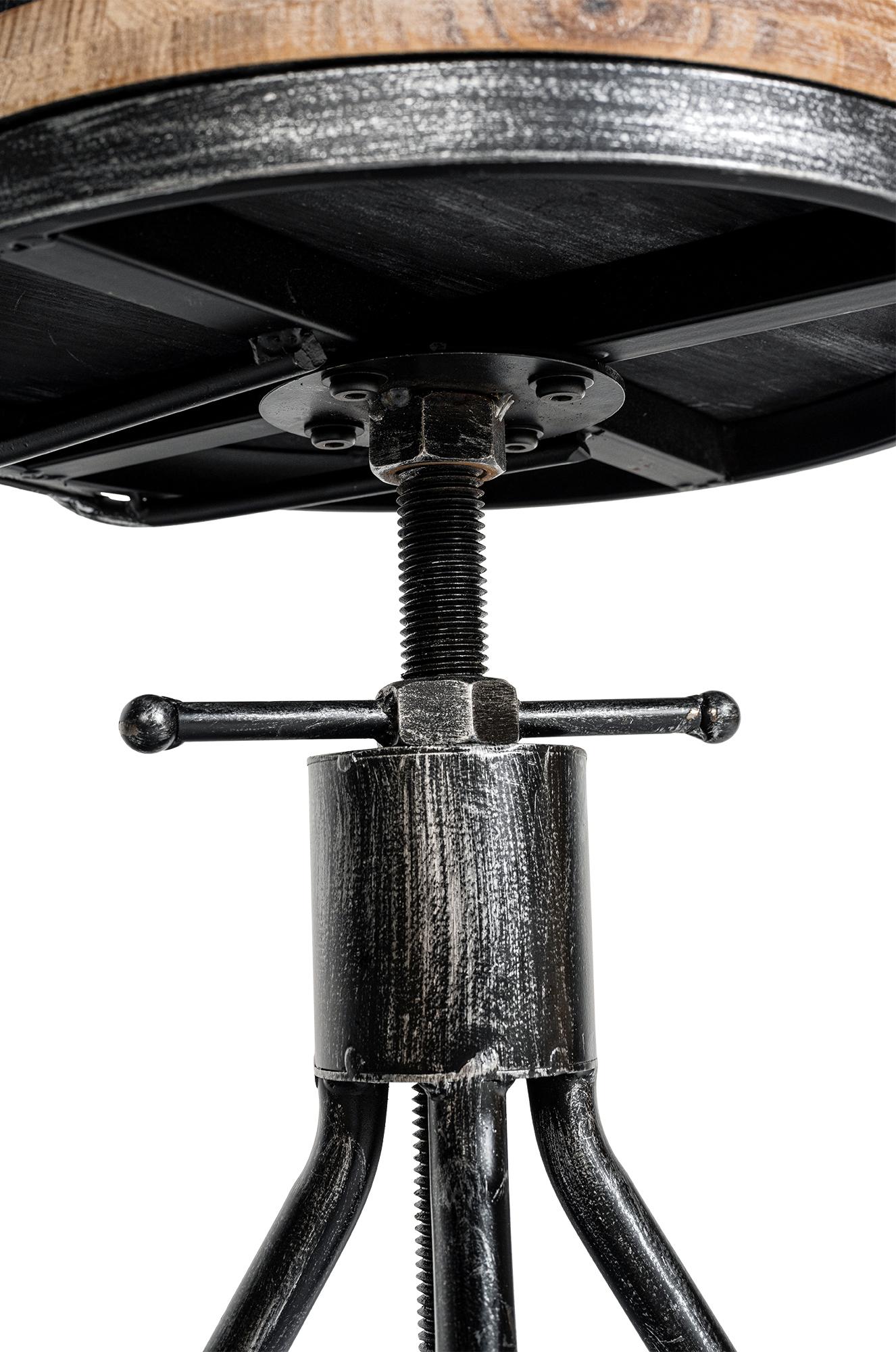Barhocker Hanam, antik silber