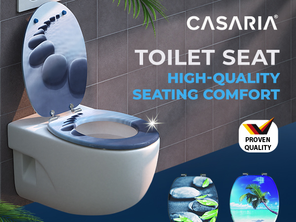 Toilettensitz Stonedesign mit Absenkautomatik