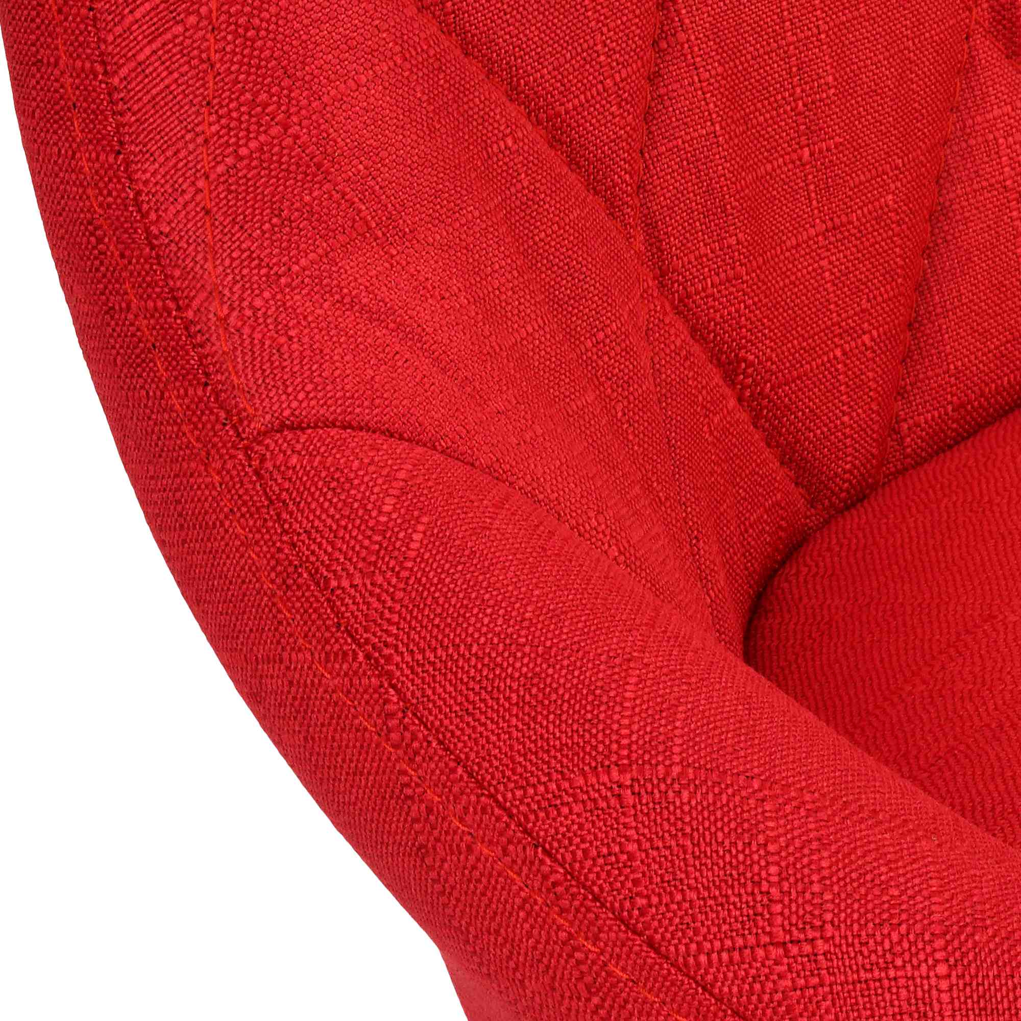 Barhocker Lazio Stoff schwarz, rot