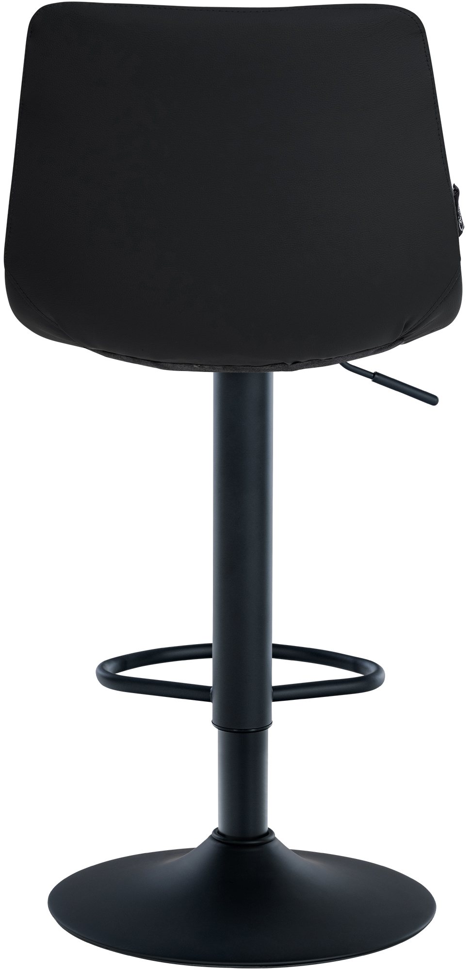 Barhocker Jerry Kunstleder schwarz, schwarz
