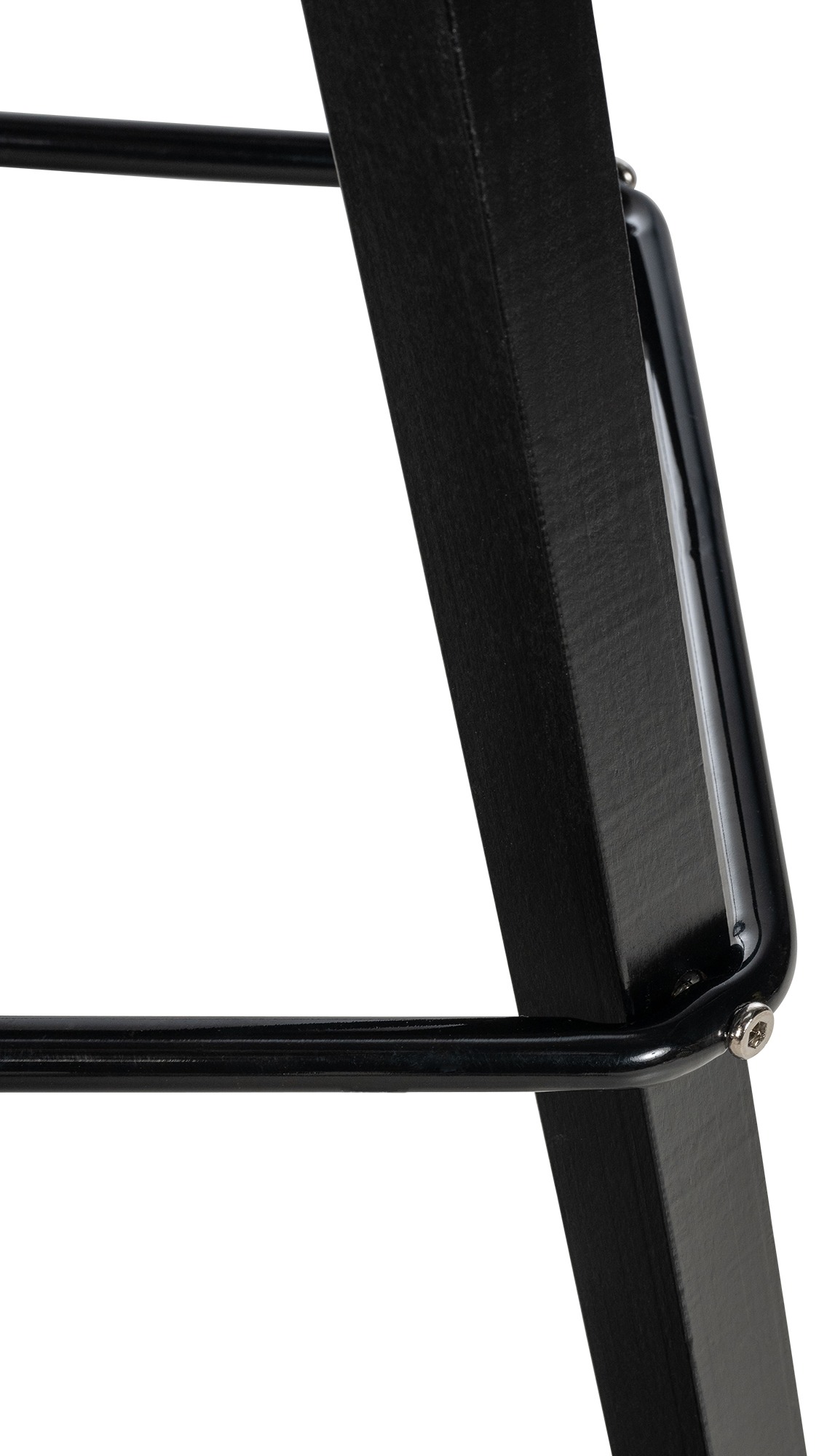 Barhocker Corbin Stoff Square schwarz, braun