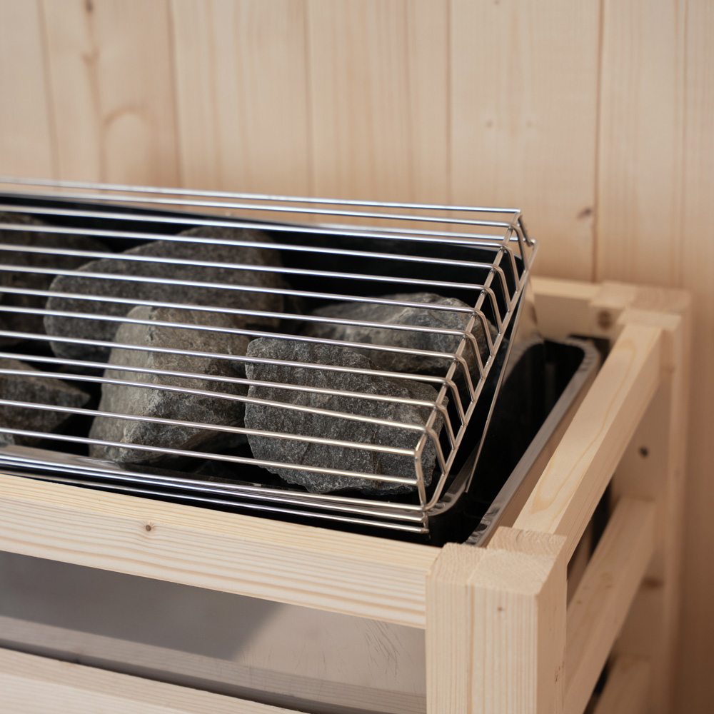 Traditionelle Sauna SHADOW L - 150 x 120 cm für 3 Personen