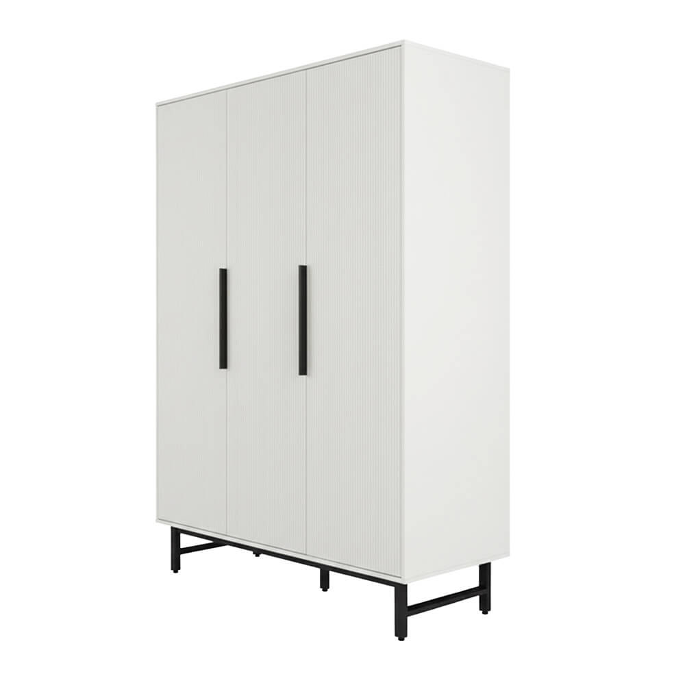 Kleiderschrank NYLA Weiß - 150 x 200 cm