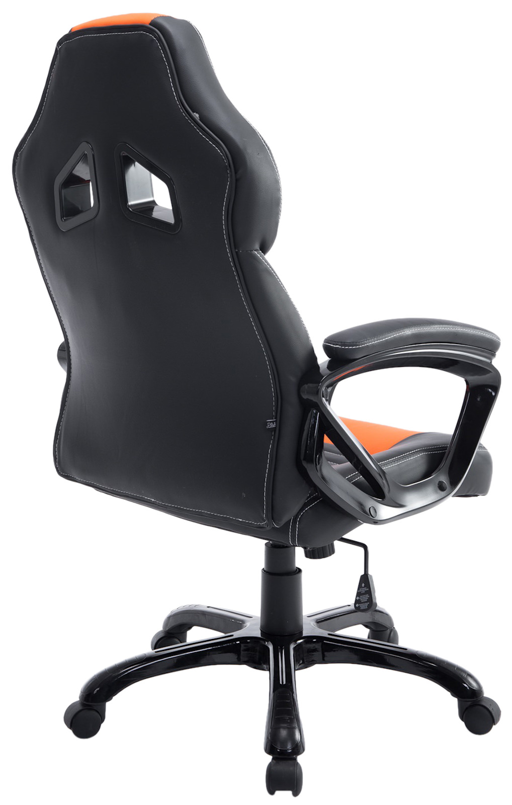 Bürostuhl Pedro, schwarz/orange