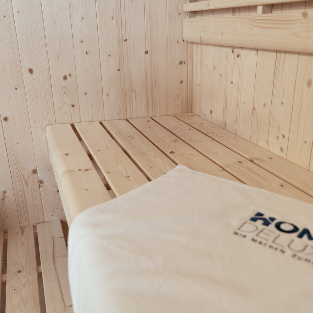 Traditionelle Sauna SHADOW L - 150 x 120 cm für 3 Personen