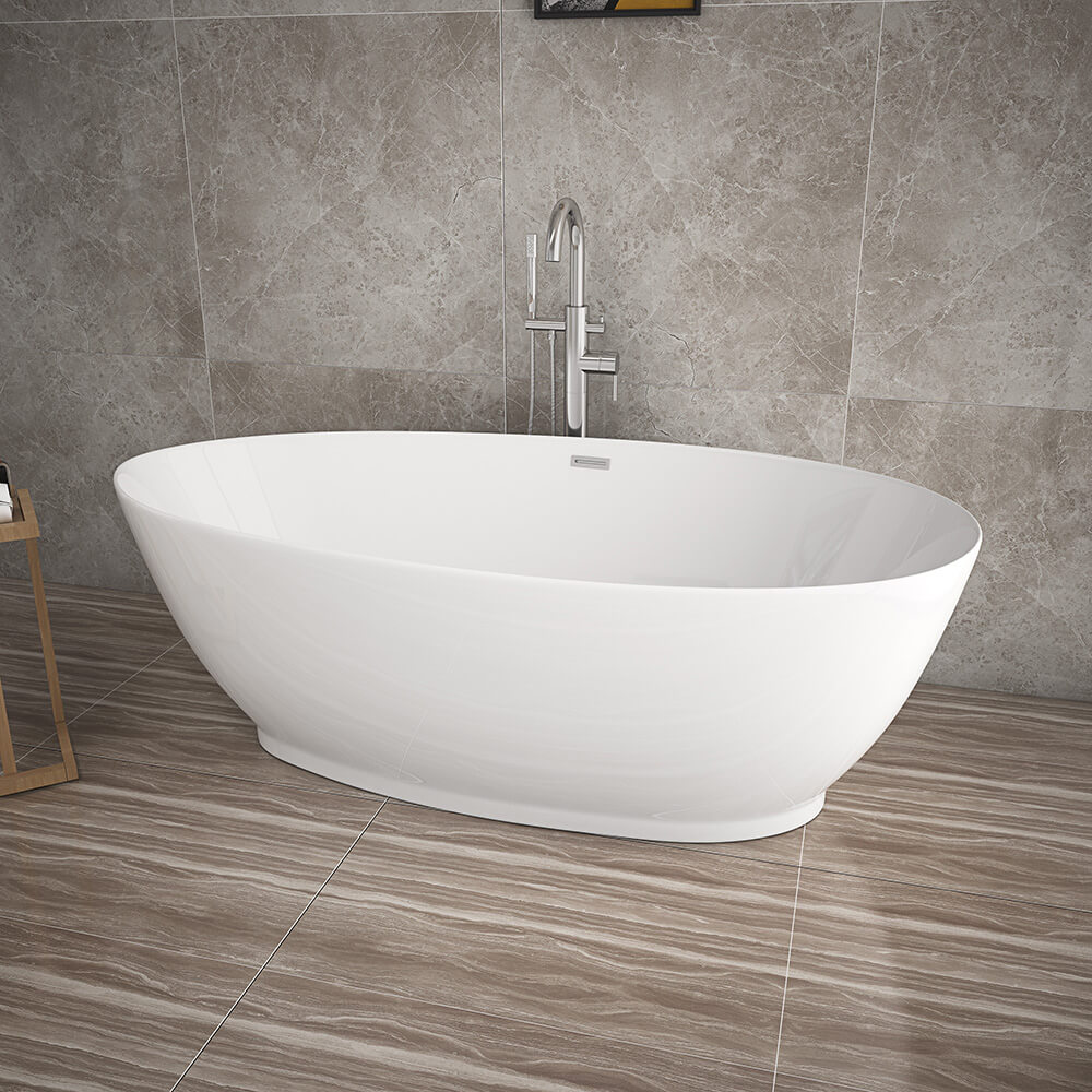 Freistehende Badewanne DELIA - 180 x 90 cm
