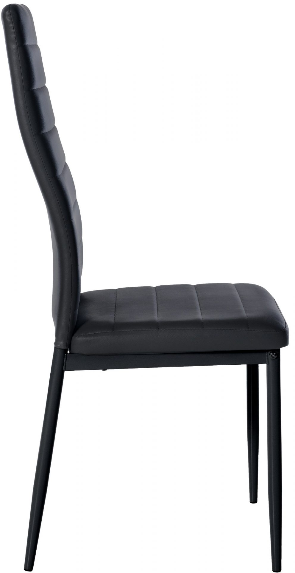 Esszimmerstuhl Mayfair Kunstleder, schwarz