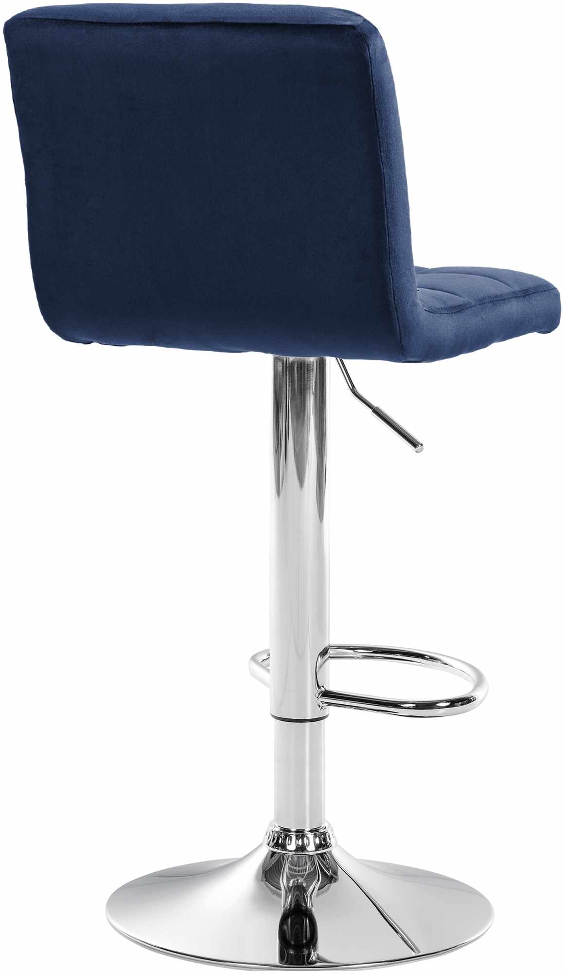 Barhocker Peru Samt chrom, blau
