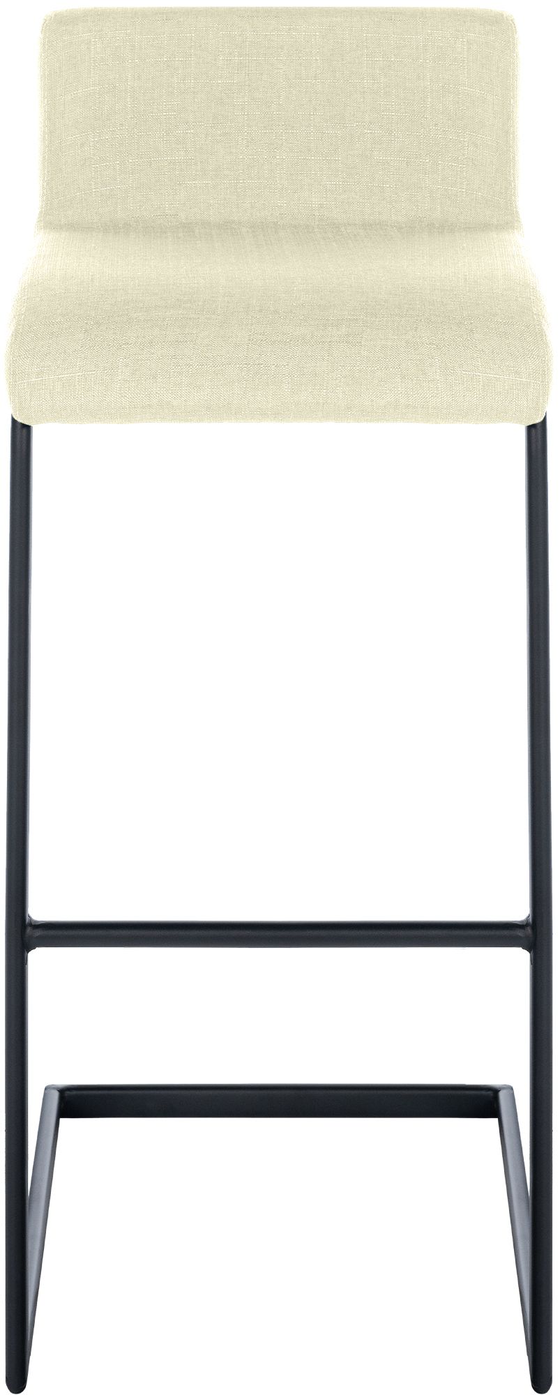 2er Set Barhocker Newport B Stoff, creme