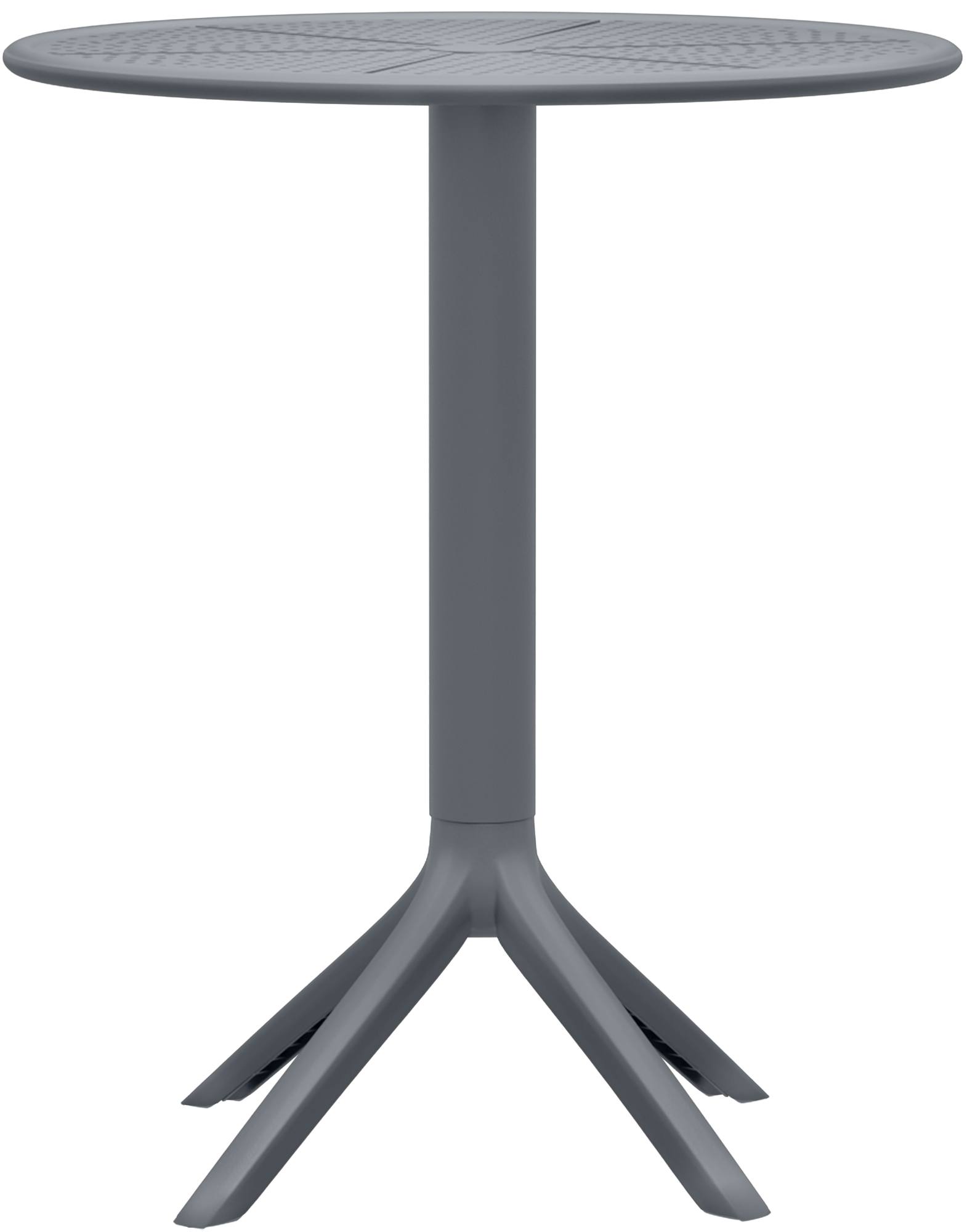 Gartenmöbel-Set Torin mit 2 Stühlen, dunkelgrau