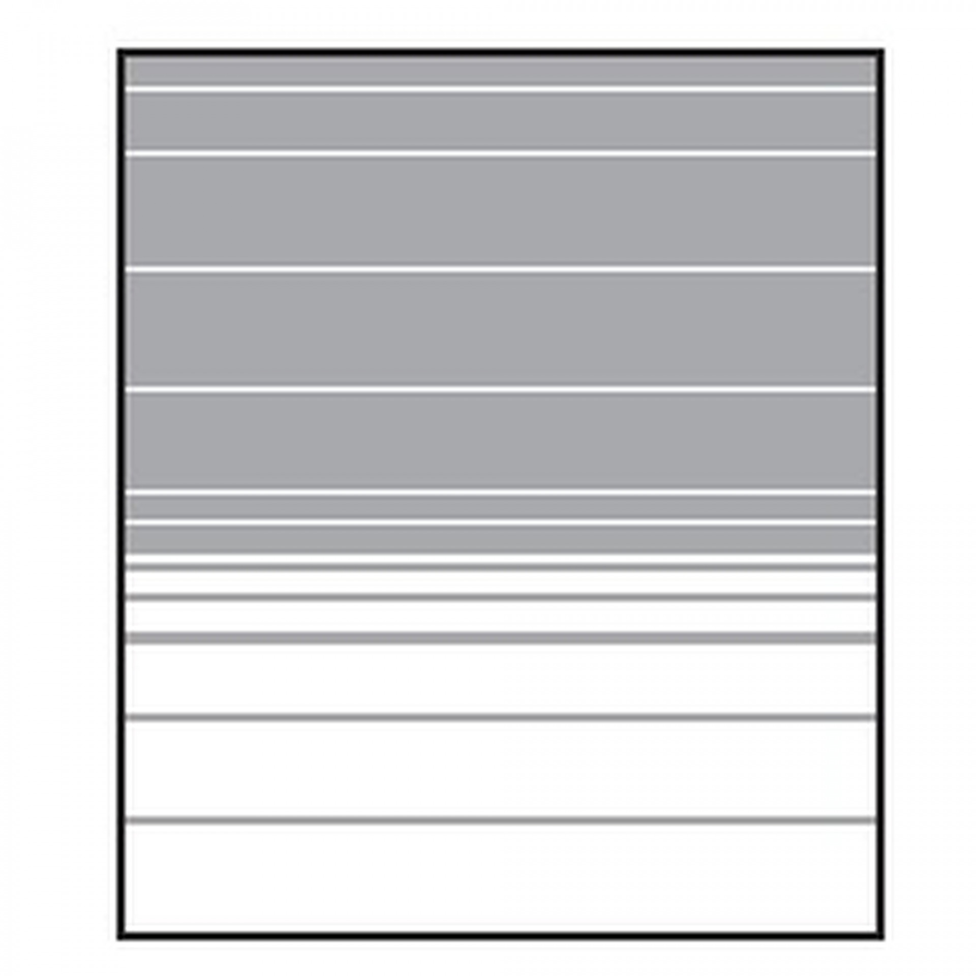 VETRO Glasscheibe, B 1030 x H 1200 mm, Streifen-Dekor 83, satiniert