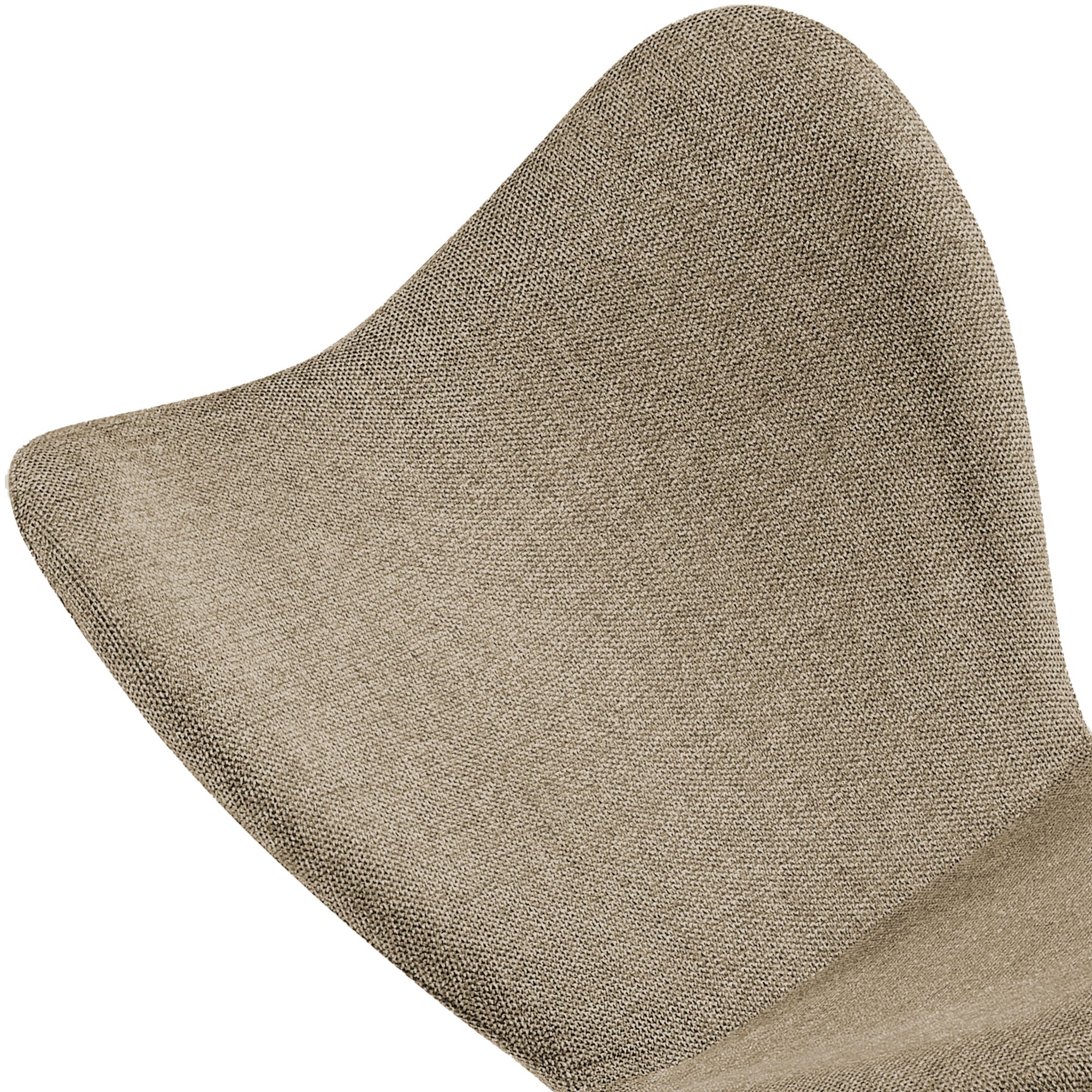 Esszimmerstuhl Maika Stoff, taupe