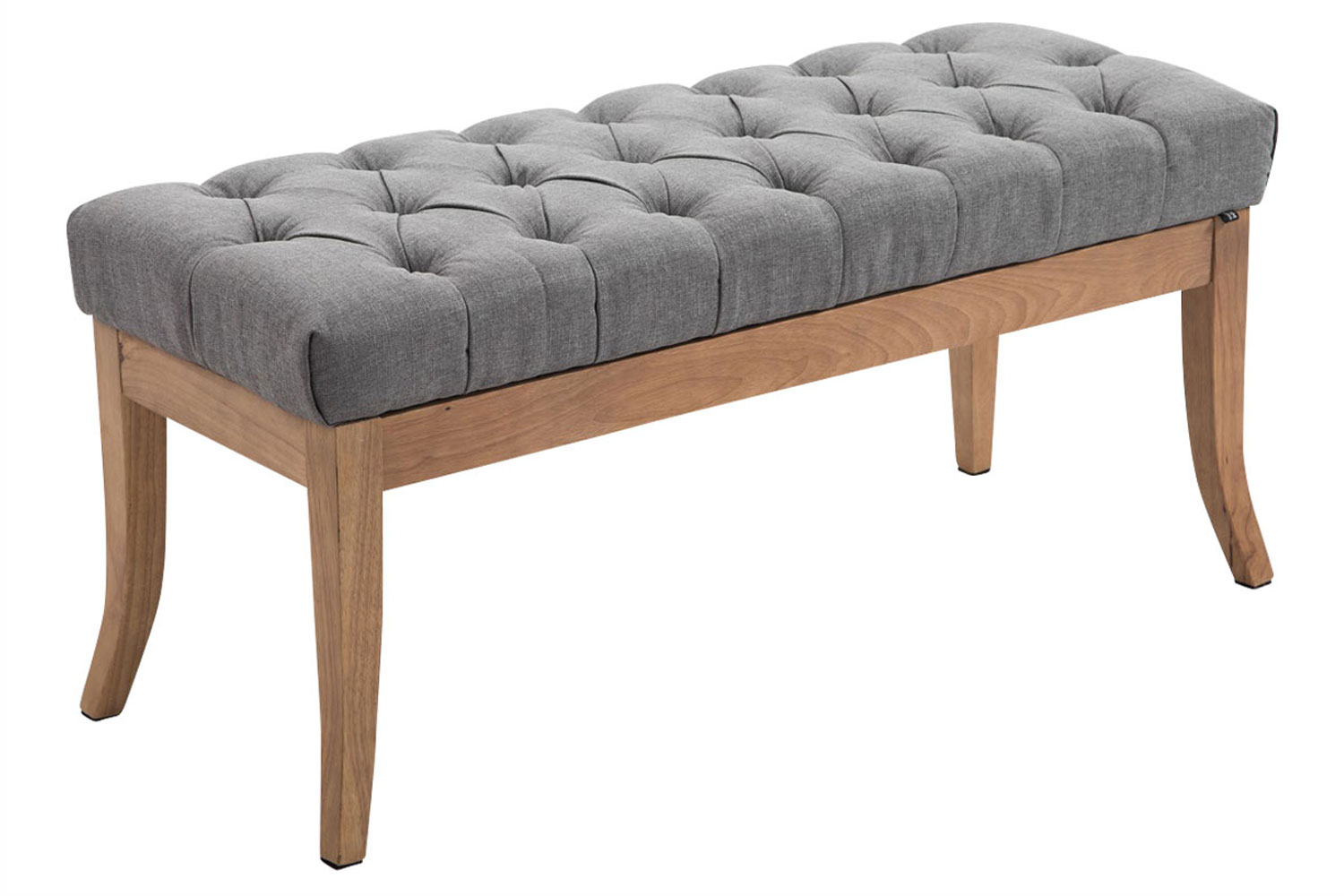 Sitzbank Ramses Stoff antik-hell 100, grau