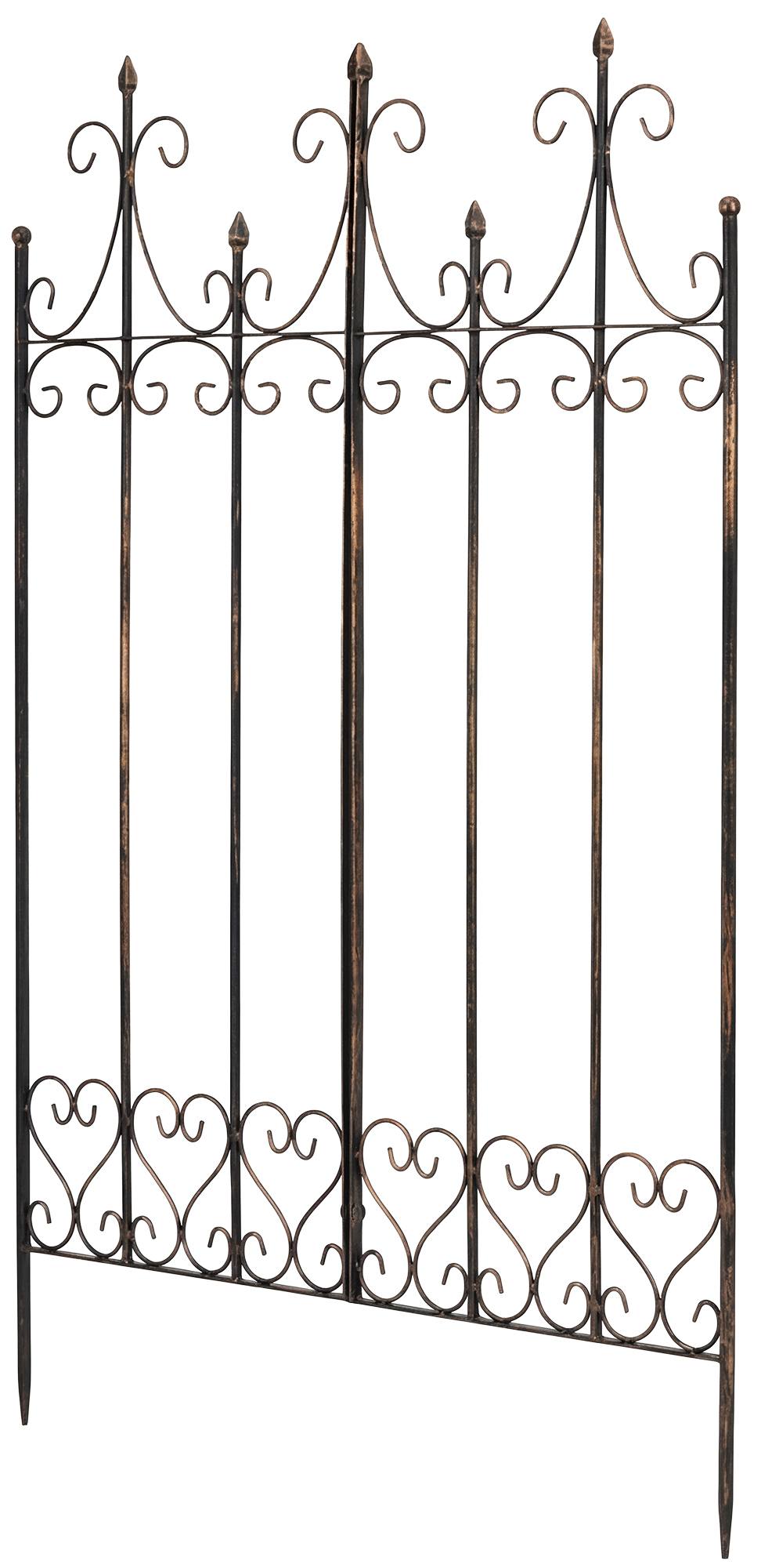 Rankgitter Flieder, bronze