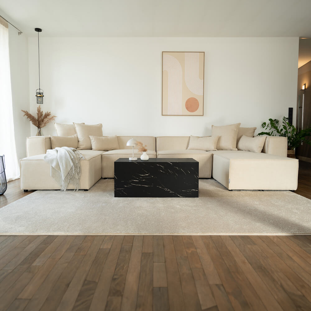 Modulares Sofa VERONA XL - 414 x 207 cm Beige