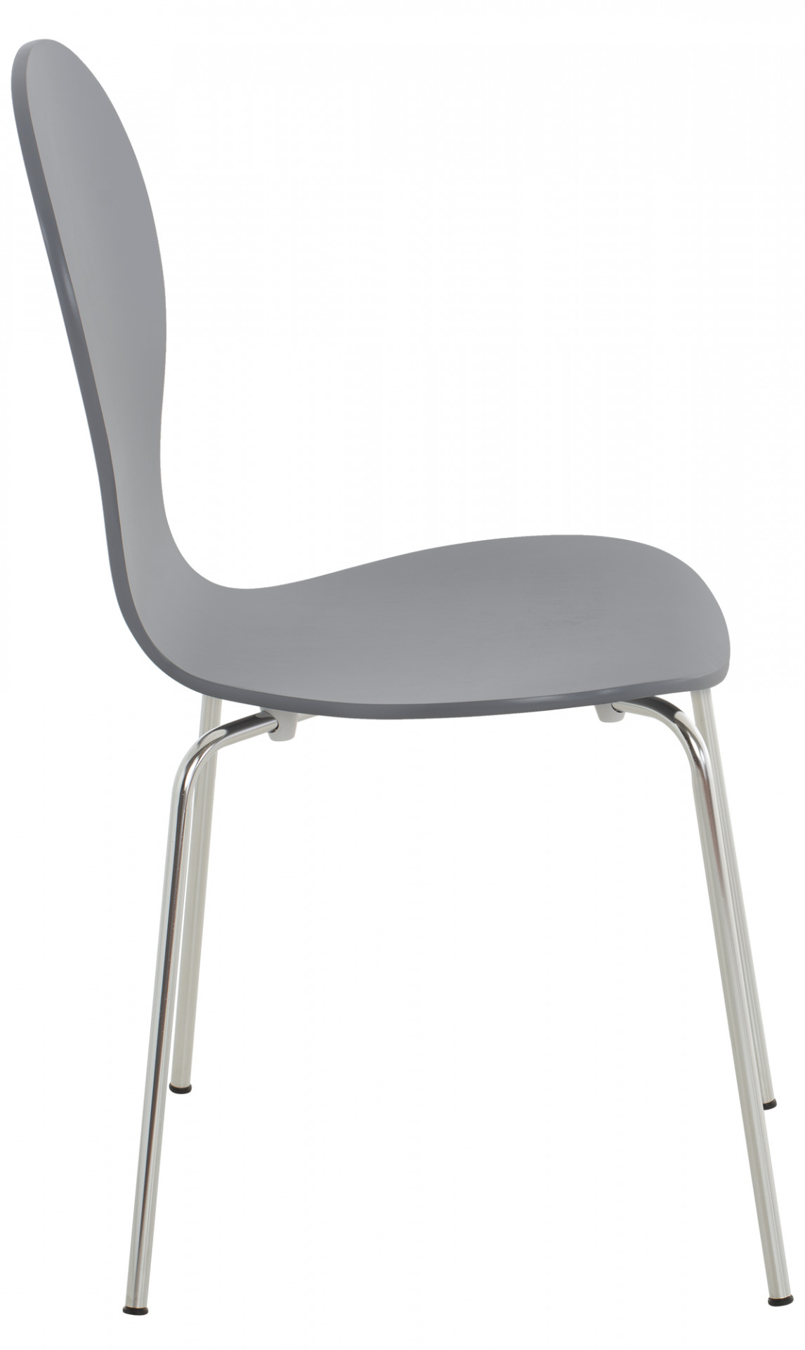 2er Set Besucherstuhl Diego, grau