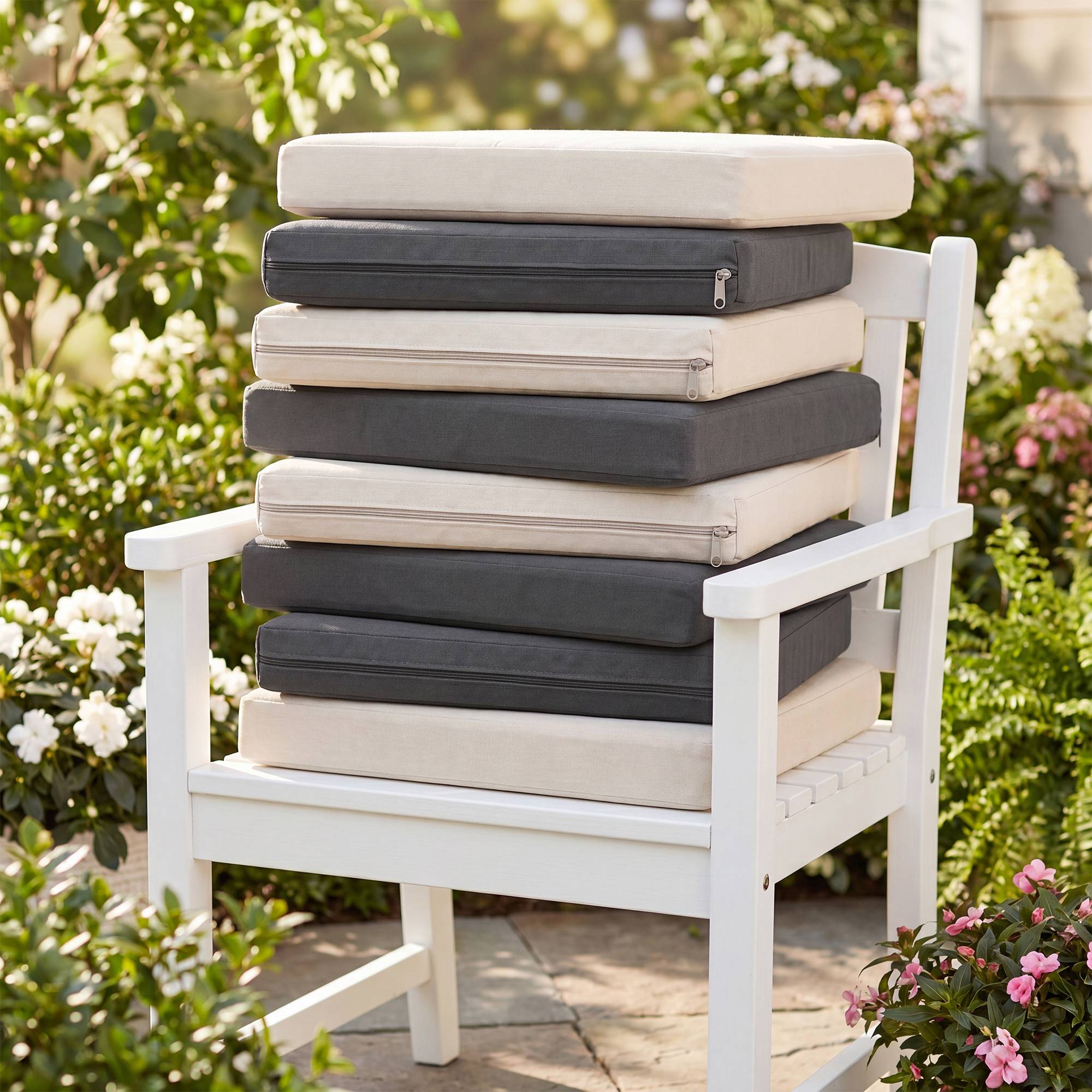 Sitzkissen Stuhl Smilla, creme