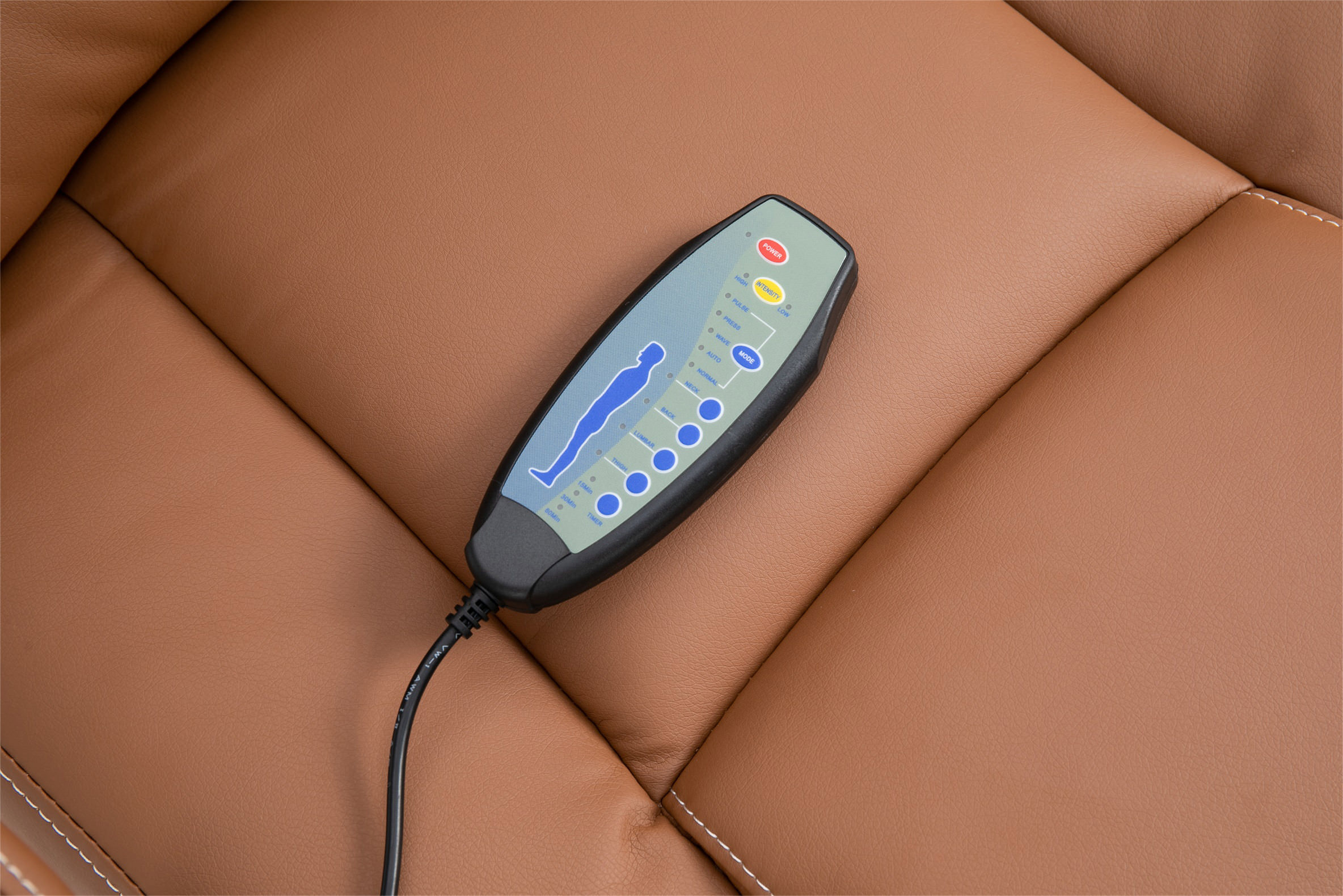 Bürostuhl Pacific mit Massagefunktion, hellbraun