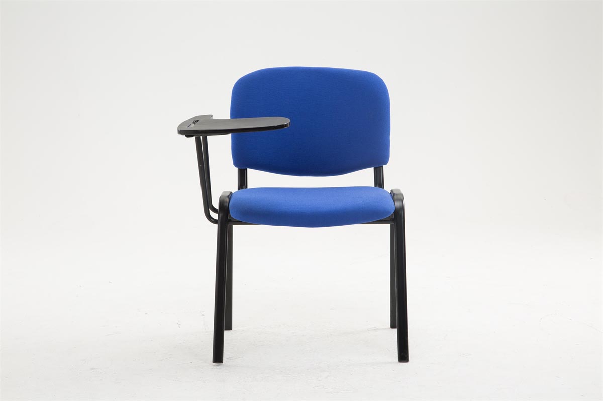 Stuhl Ken mit Klapptisch Stoff, blau