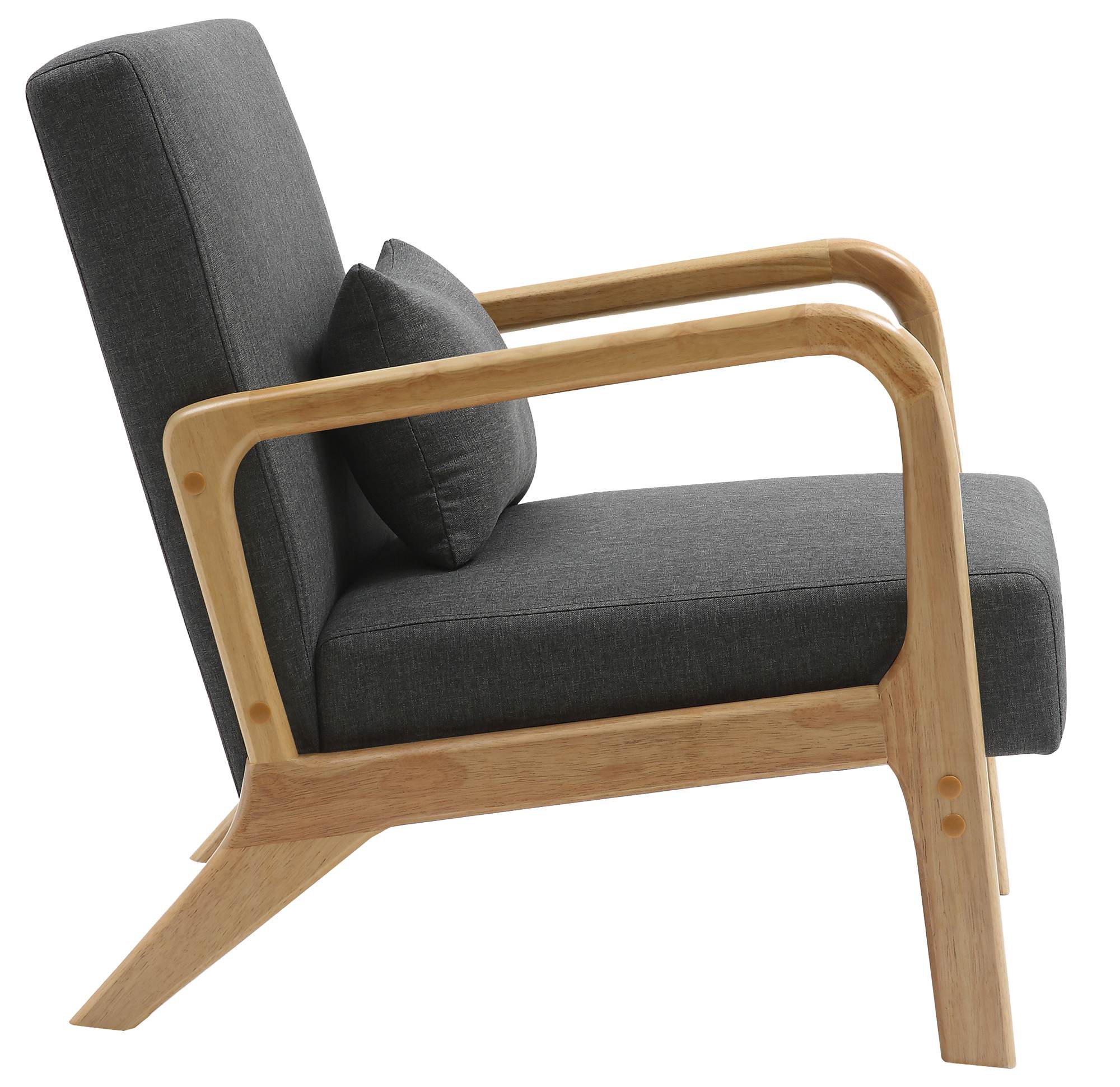 Sessel Hibbing Stoff, dunkelgrau