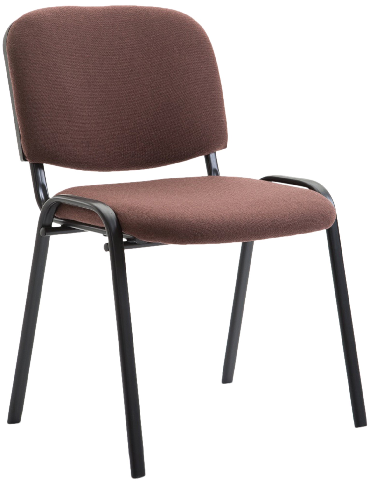 Besucherstuhl Ken V2 Stoff, braun