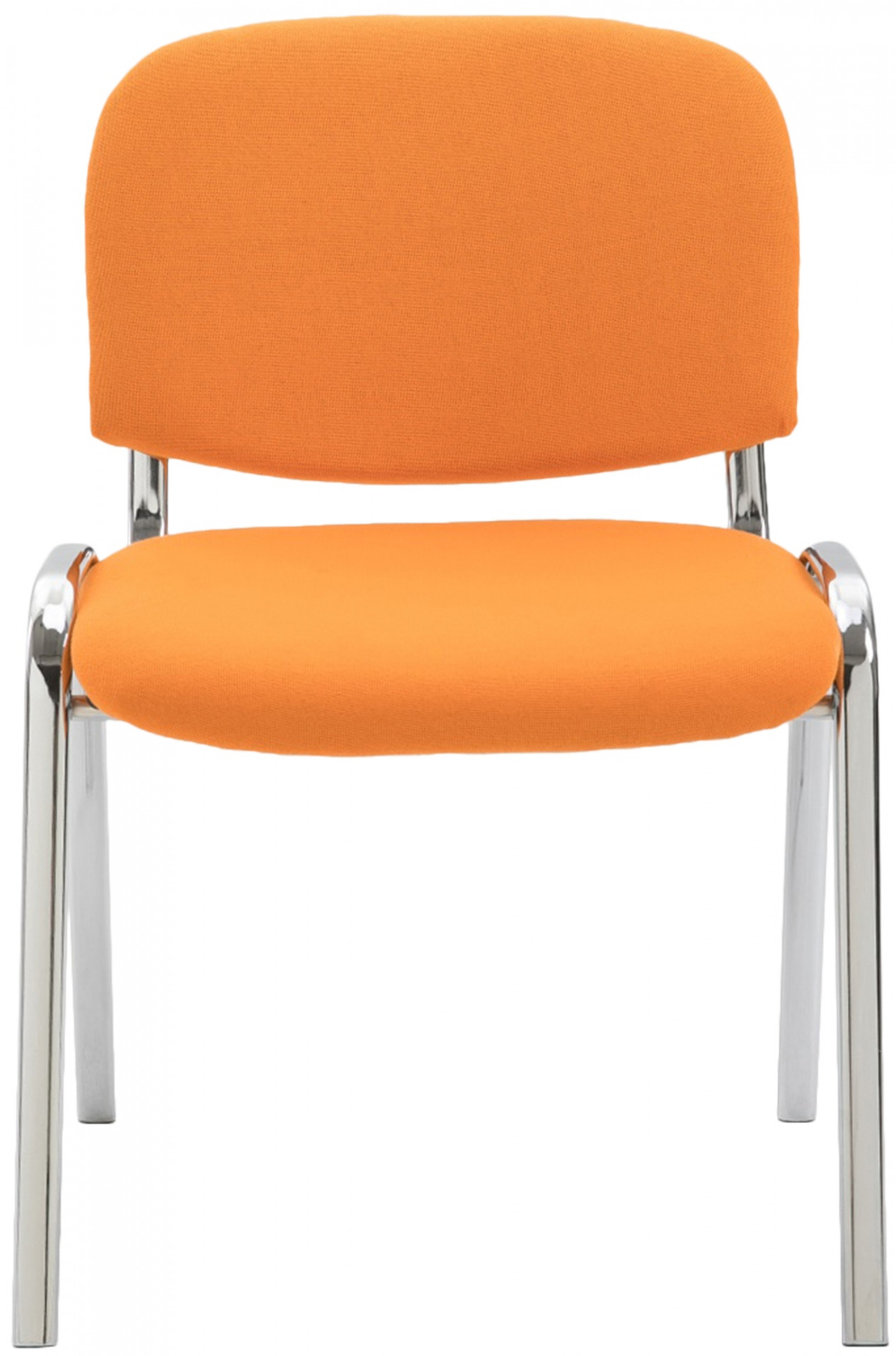 Besucherstuhl Ken C Stoff, orange