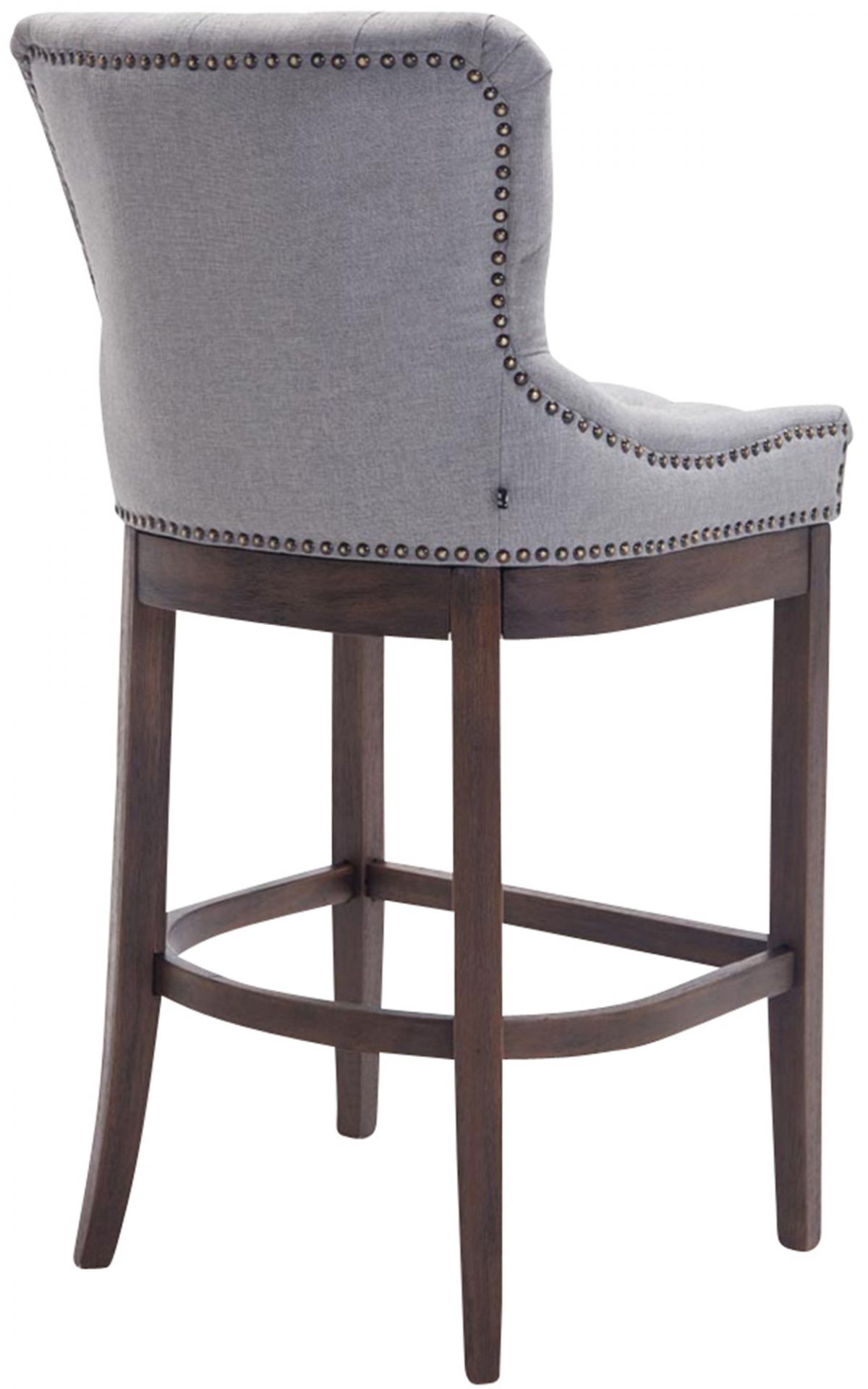 Barhocker Lakewood Stoff, Antik, hellgrau
