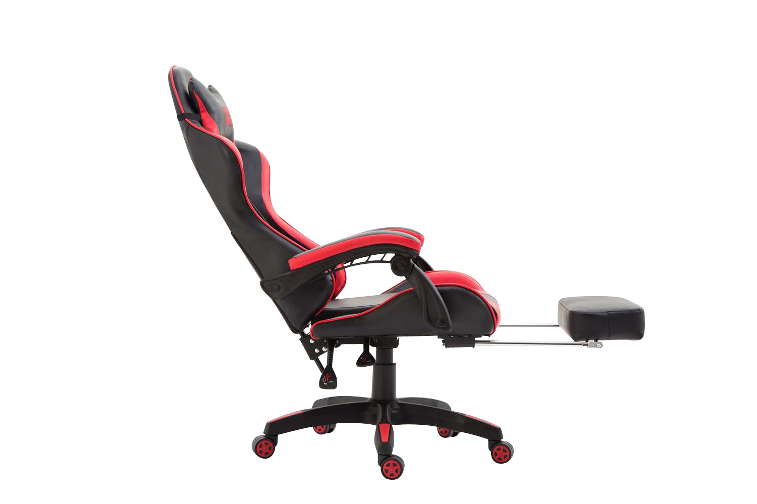Bürostuhl Ignite Kunstleder, schwarz/rot
