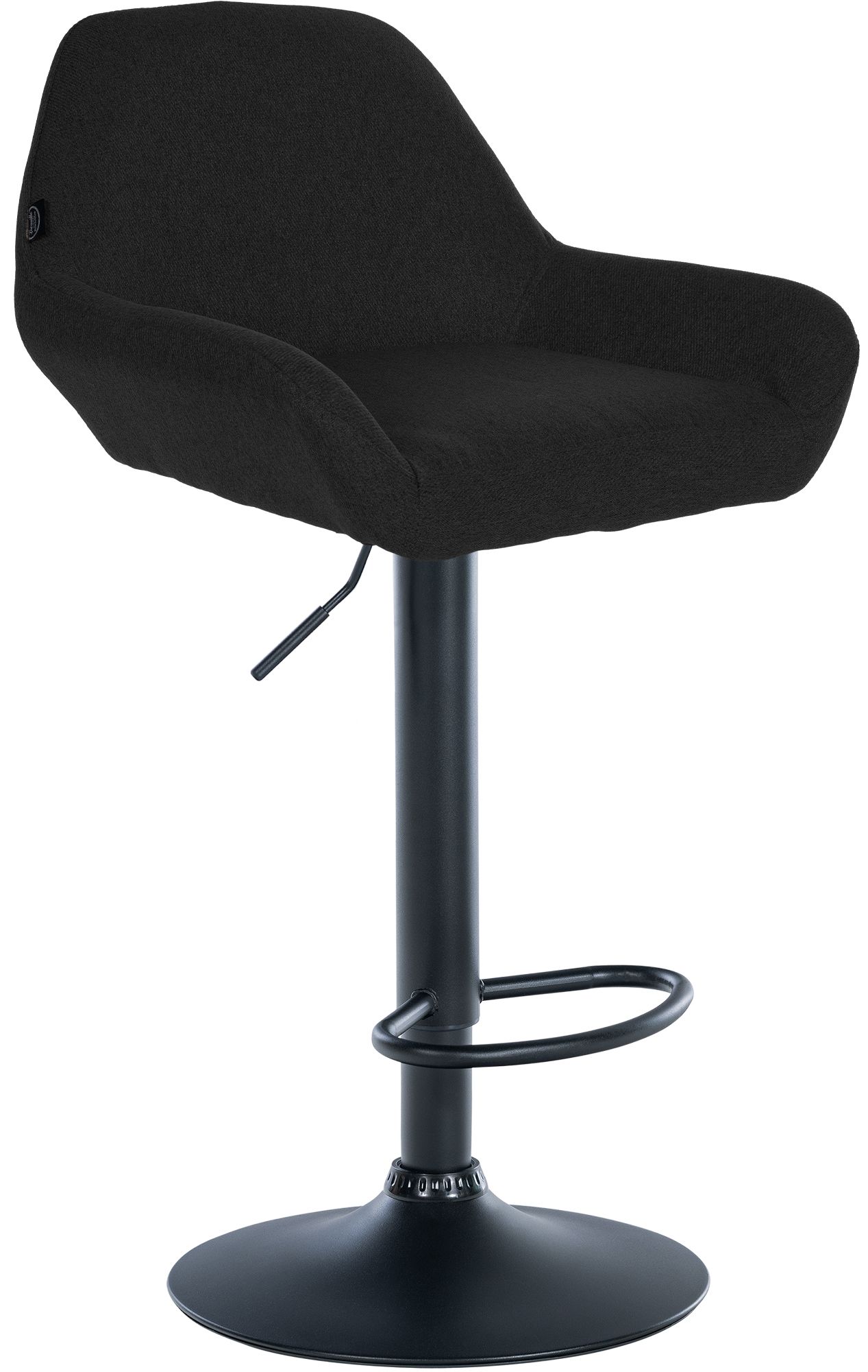 Barhocker Braga Stoff B, schwarz