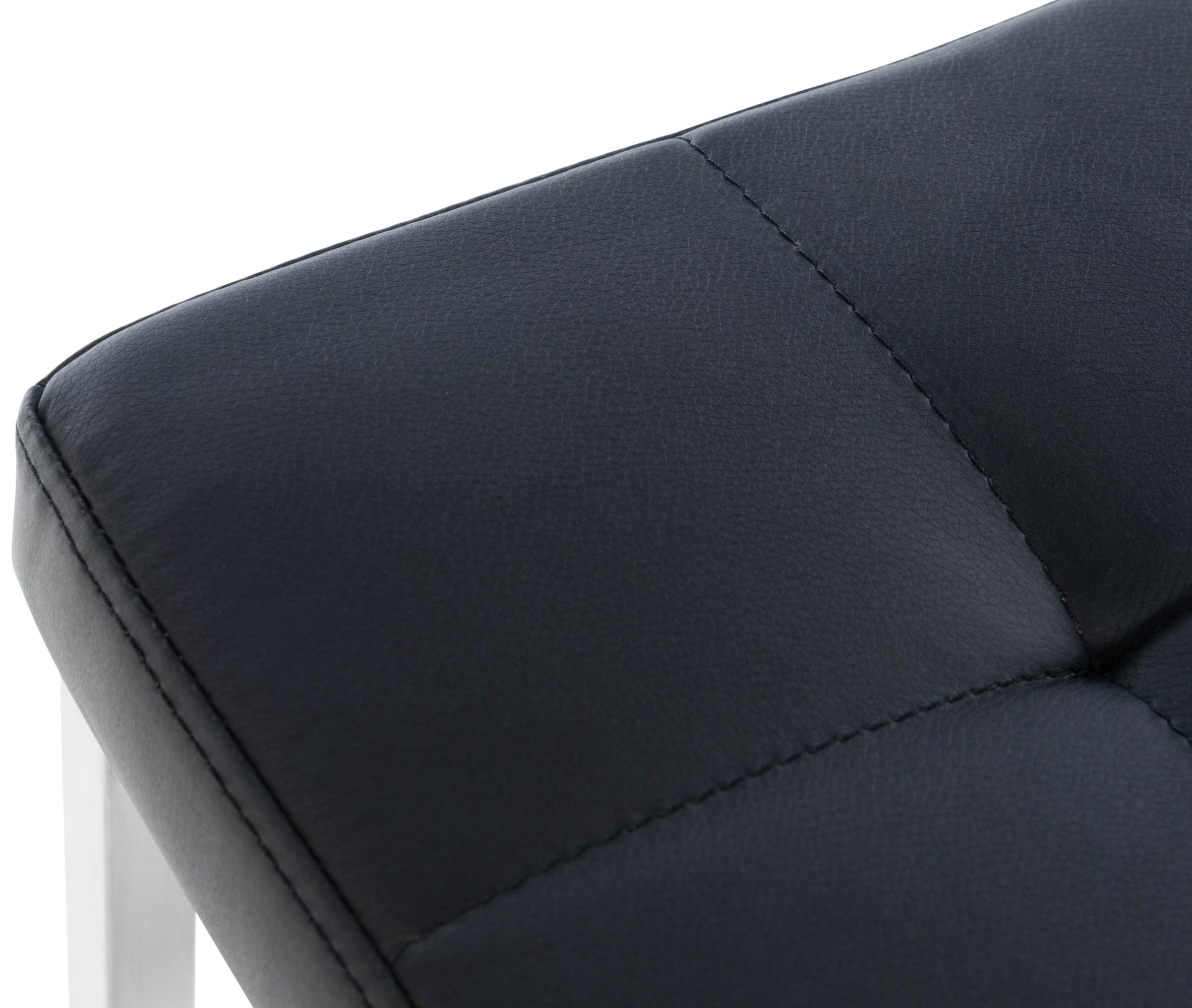 2er Set Sitzhocker Barci, schwarz