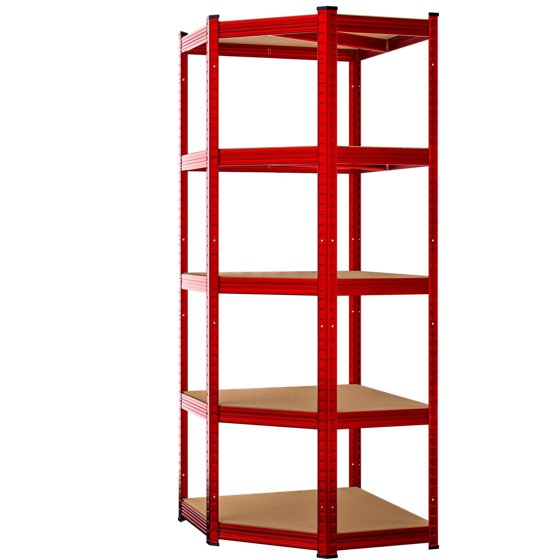 Schwerlasteckregal Rot 180x70x40cm verzinkt 875kg