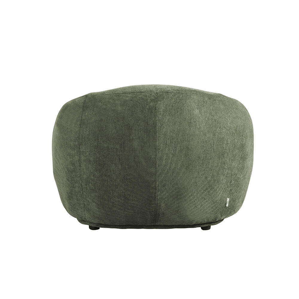 Sessel CASARA Webstoff Dunkelgrün - 99 x 104 x 72 cm