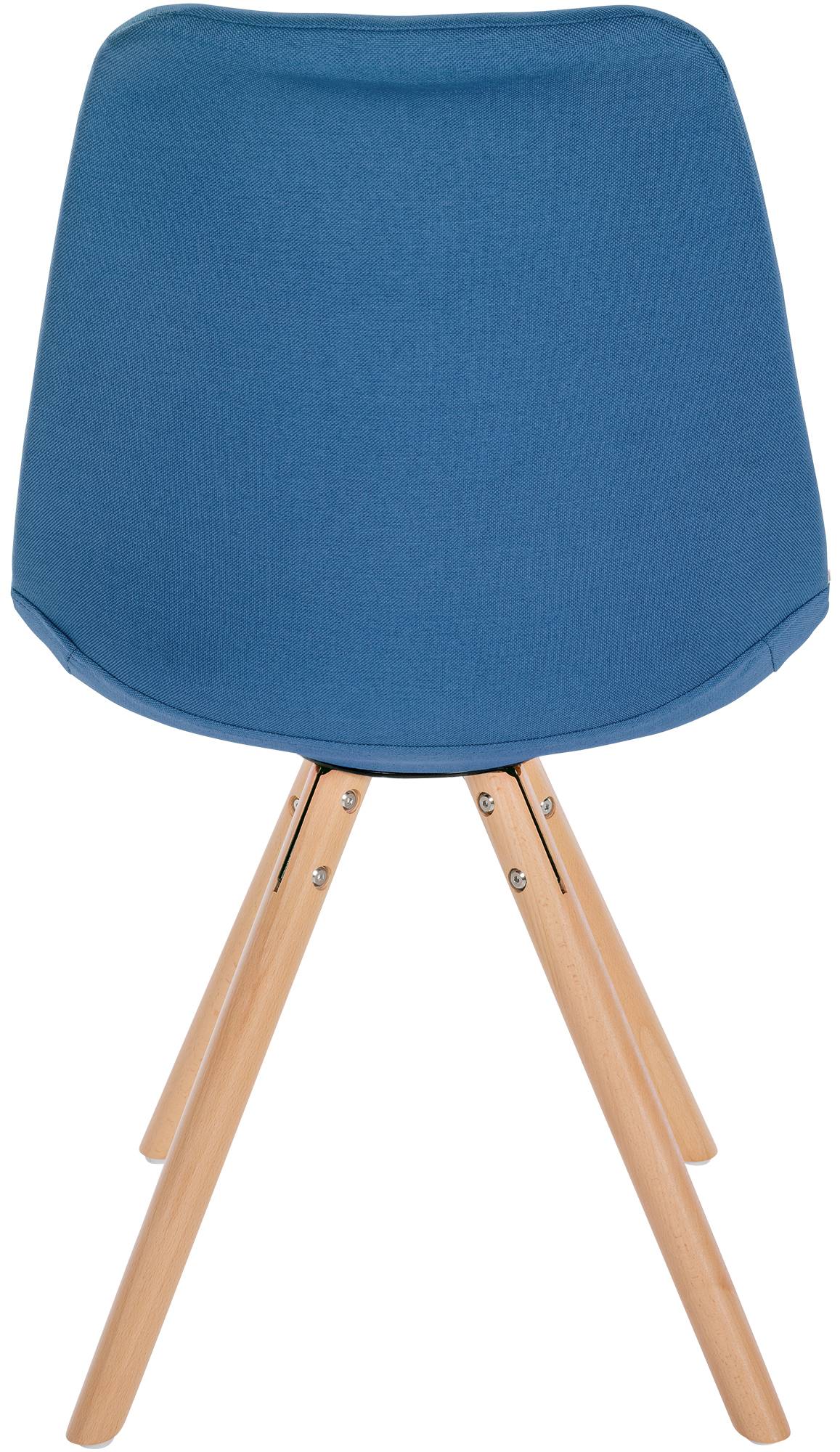 Stuhl Sofia Stoff Rund, blau