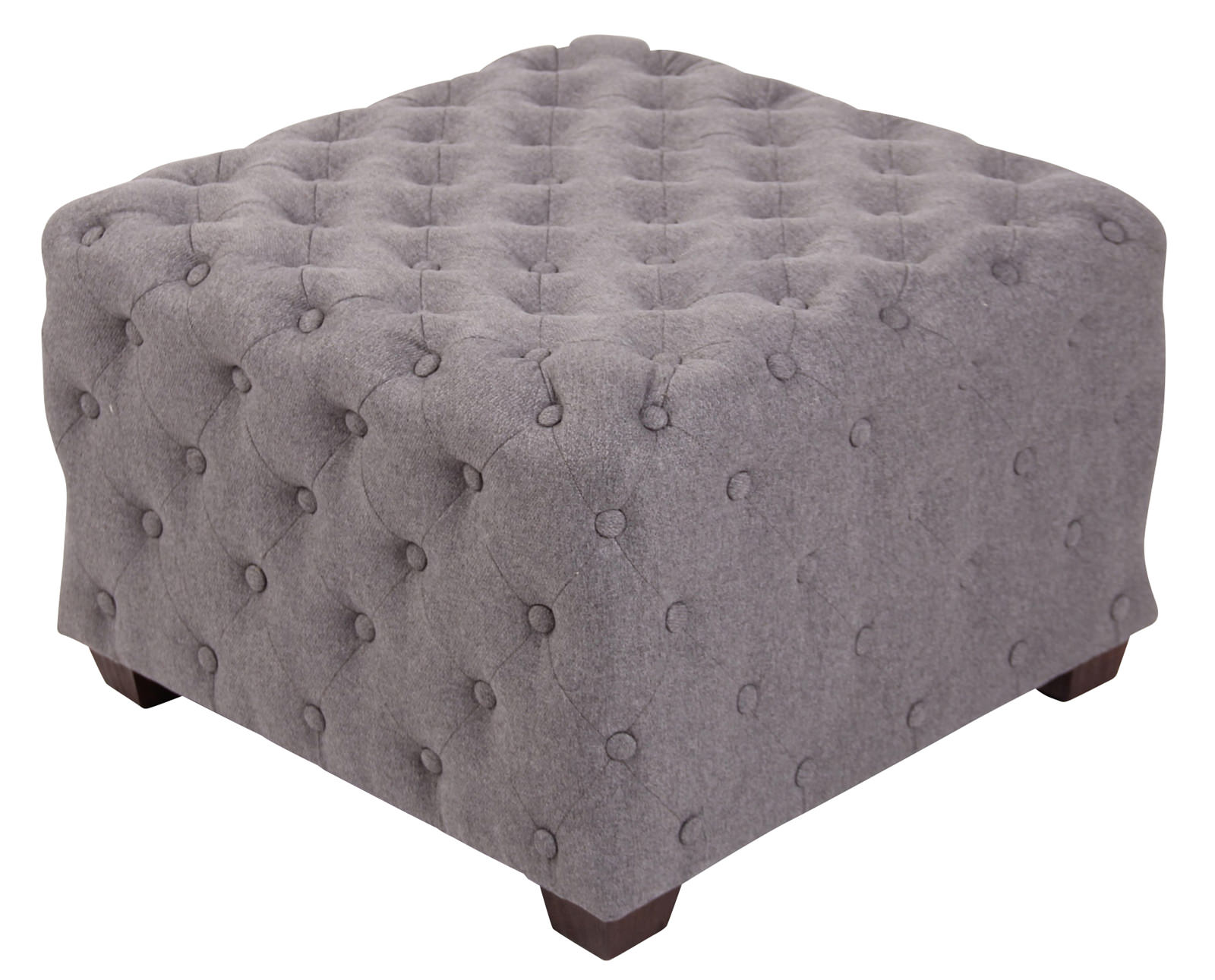 Sitzhocker Nimes Stoff, grau