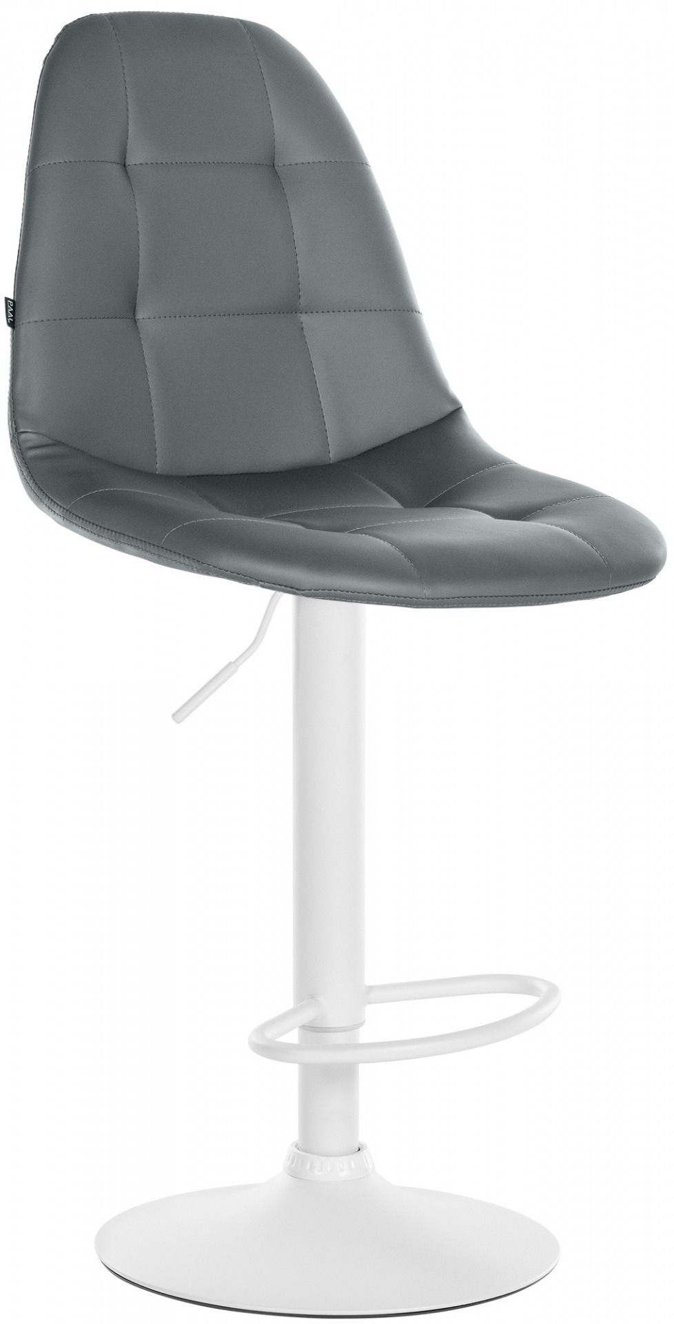 Barhocker Elmore Kunstleder W, grau