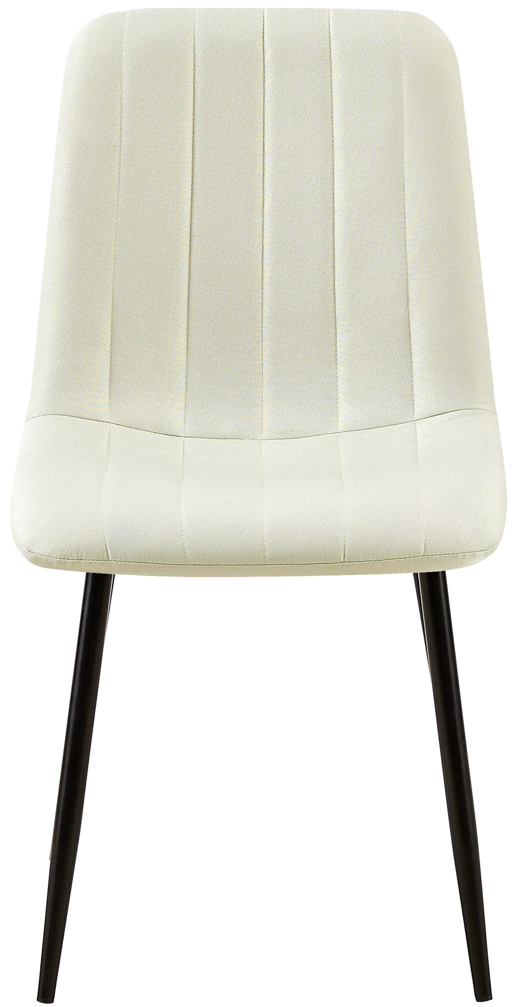 Stuhl Dijon Stoff, creme