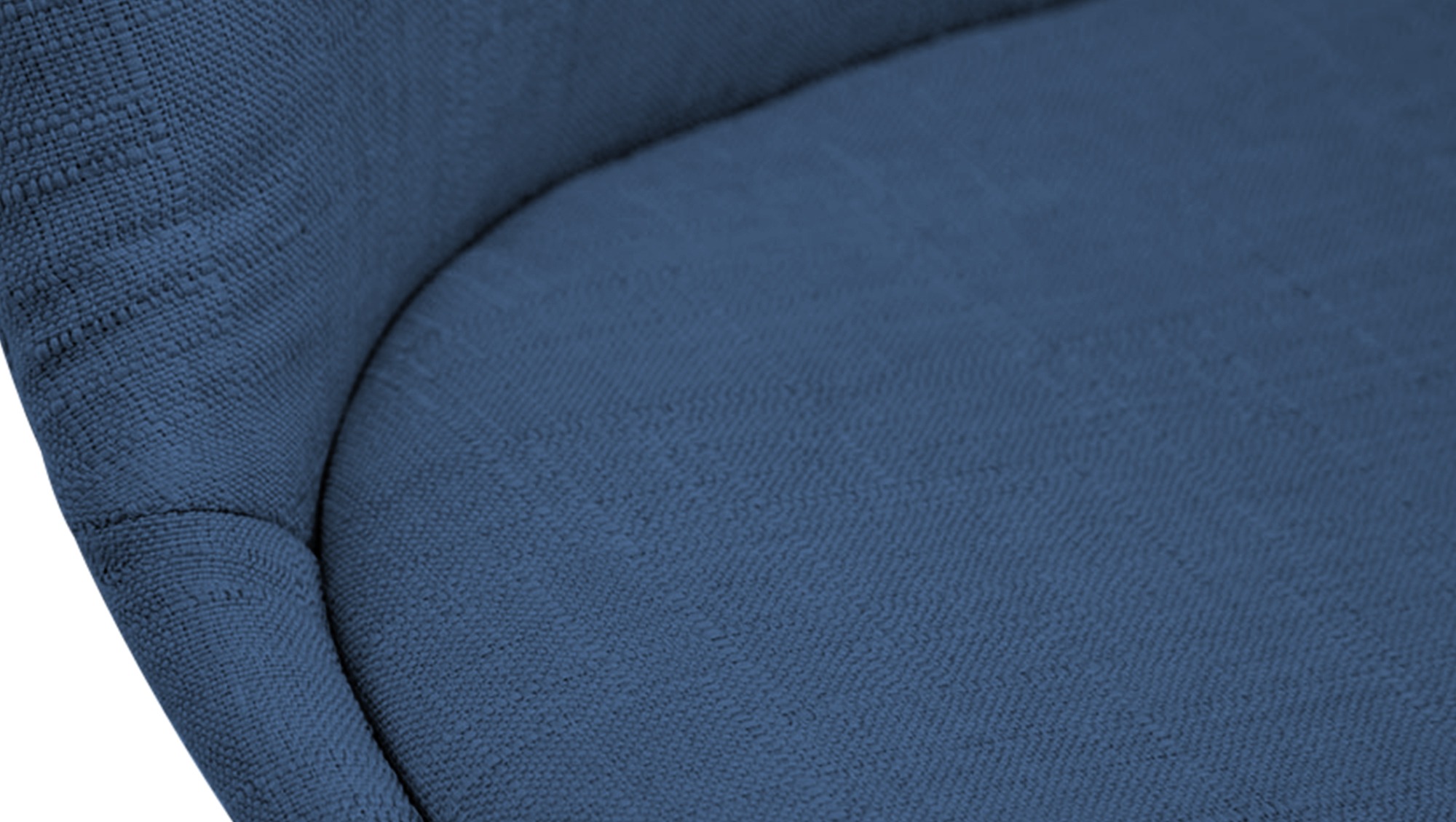 Besucherstuhl Borneo V2 Natura Stoff, blau