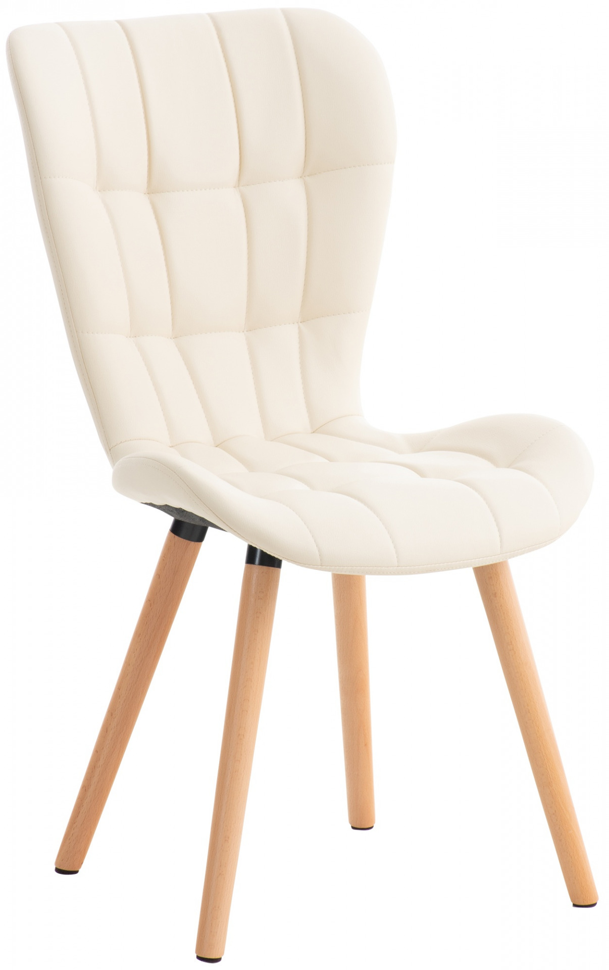 Stuhl Elda PU natura, creme