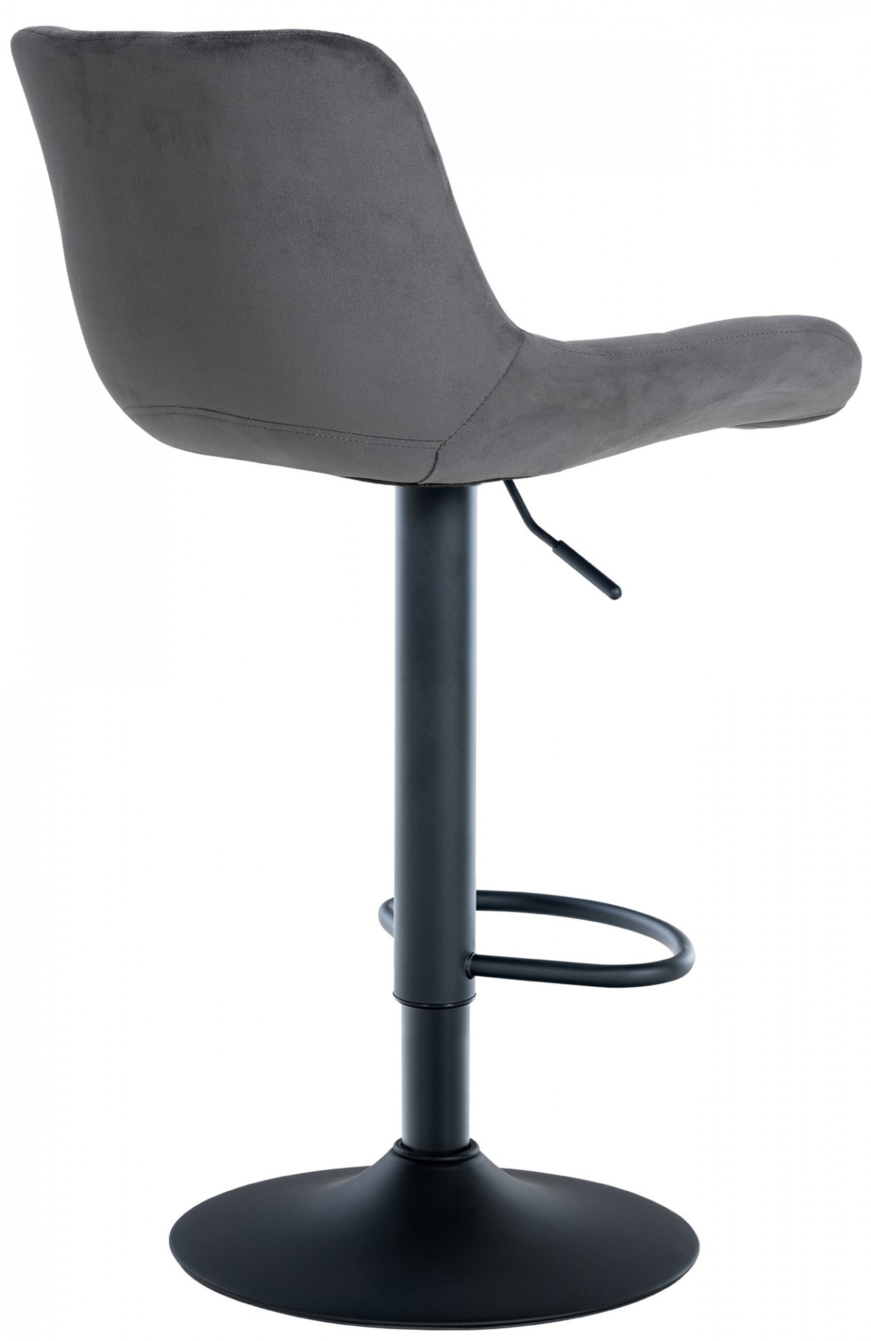 Barhocker Tover Samt, dunkelgrau