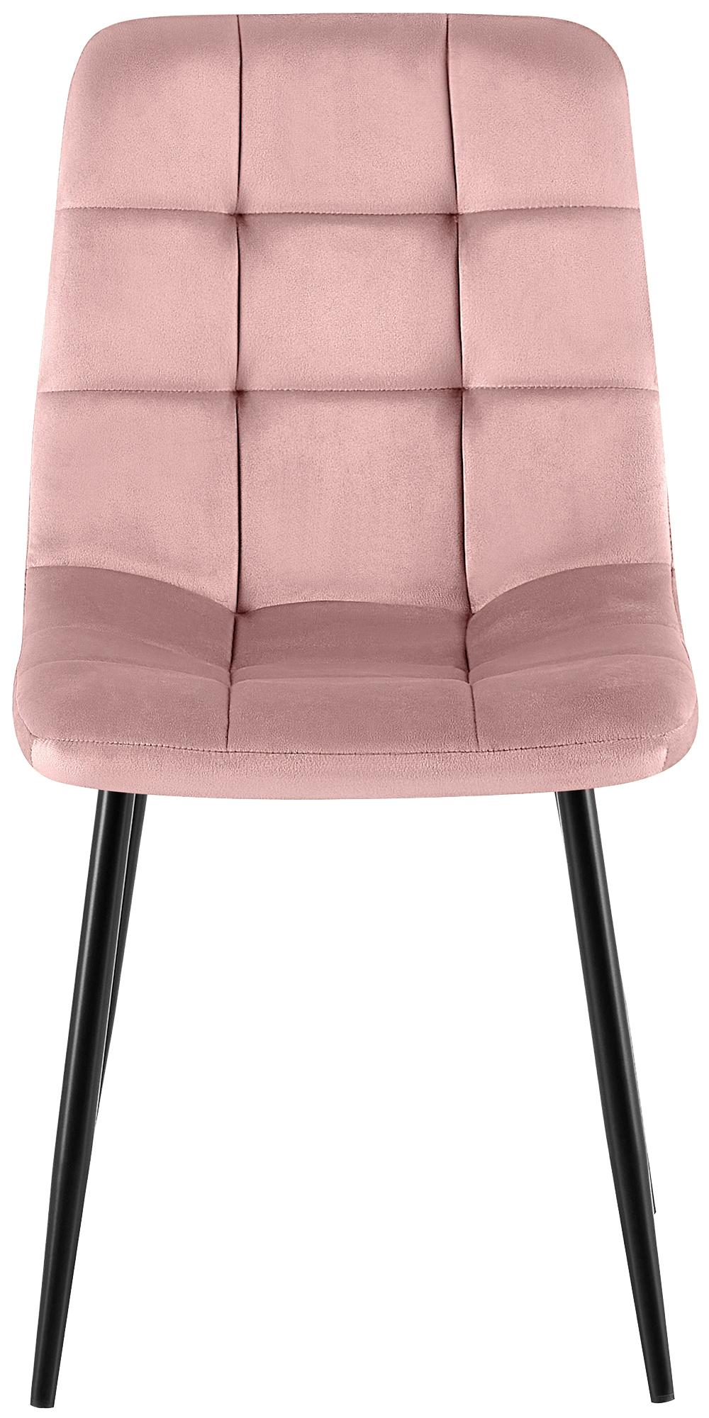 4er Set Esszimmerstühle Antibes, pink