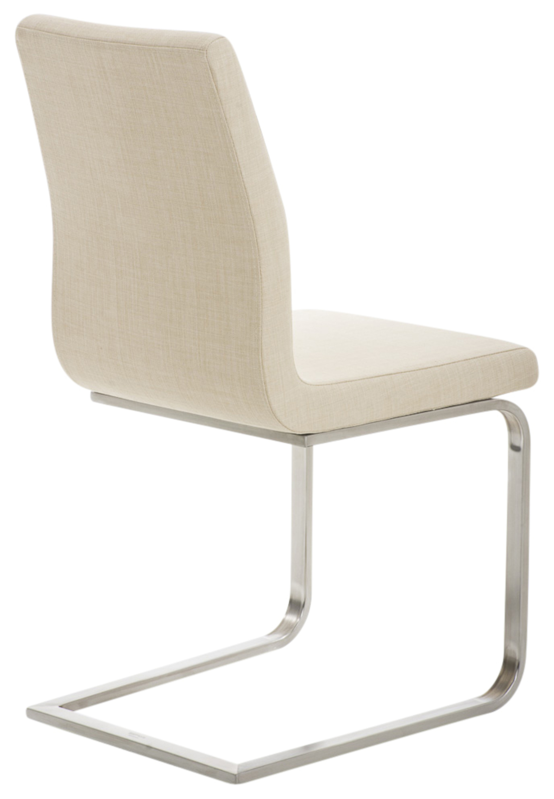 2er Set Esszimmerstühle Belfort Stoff, creme