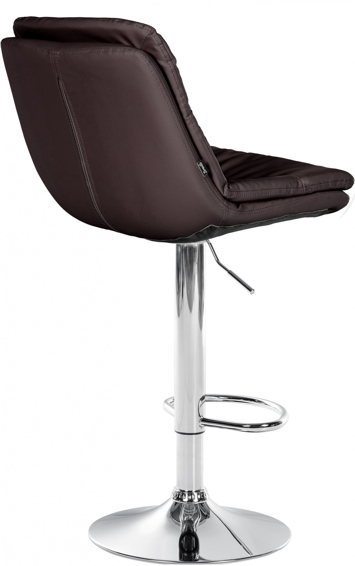 Barhocker Laurel Kunstleder chrom, braun