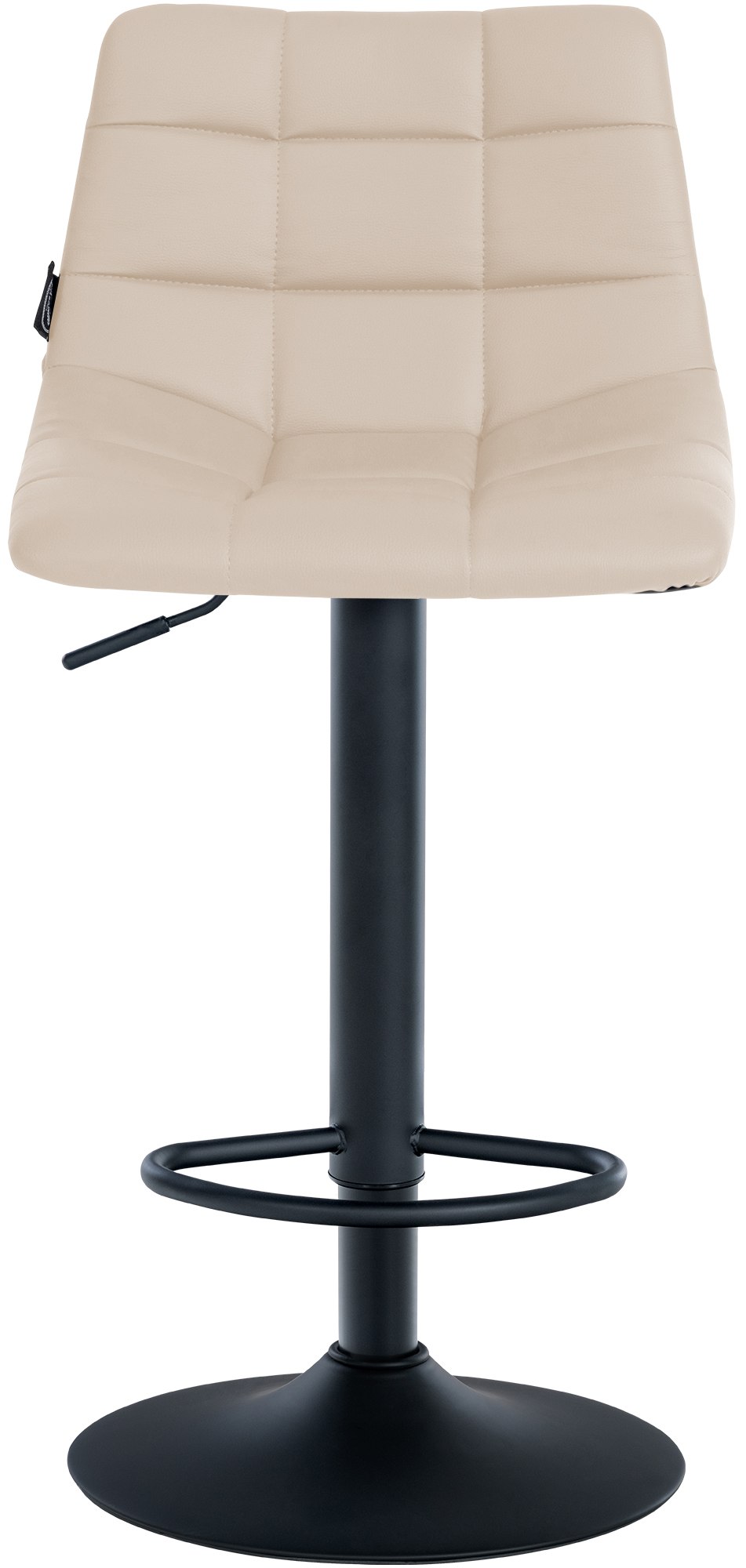 2er Set Barhocker Jerry Kunstleder schwarz, creme